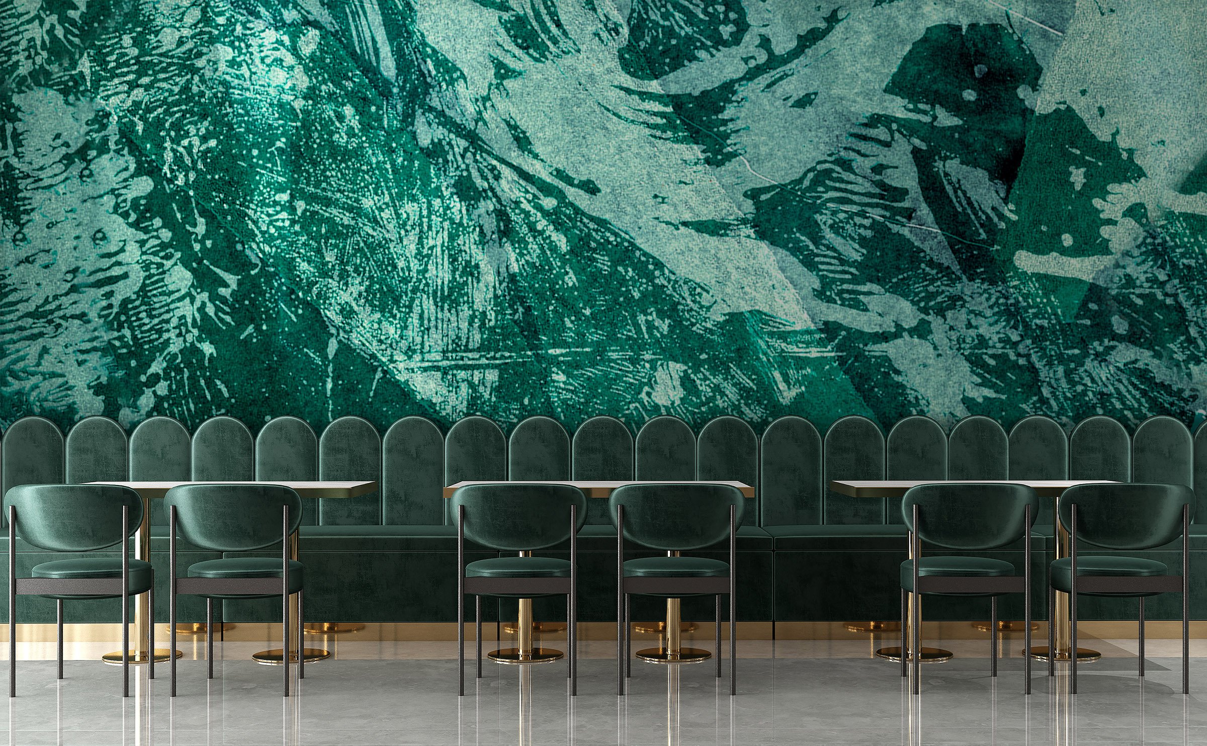 Freeform in Forest  |  Made to Measure Mural