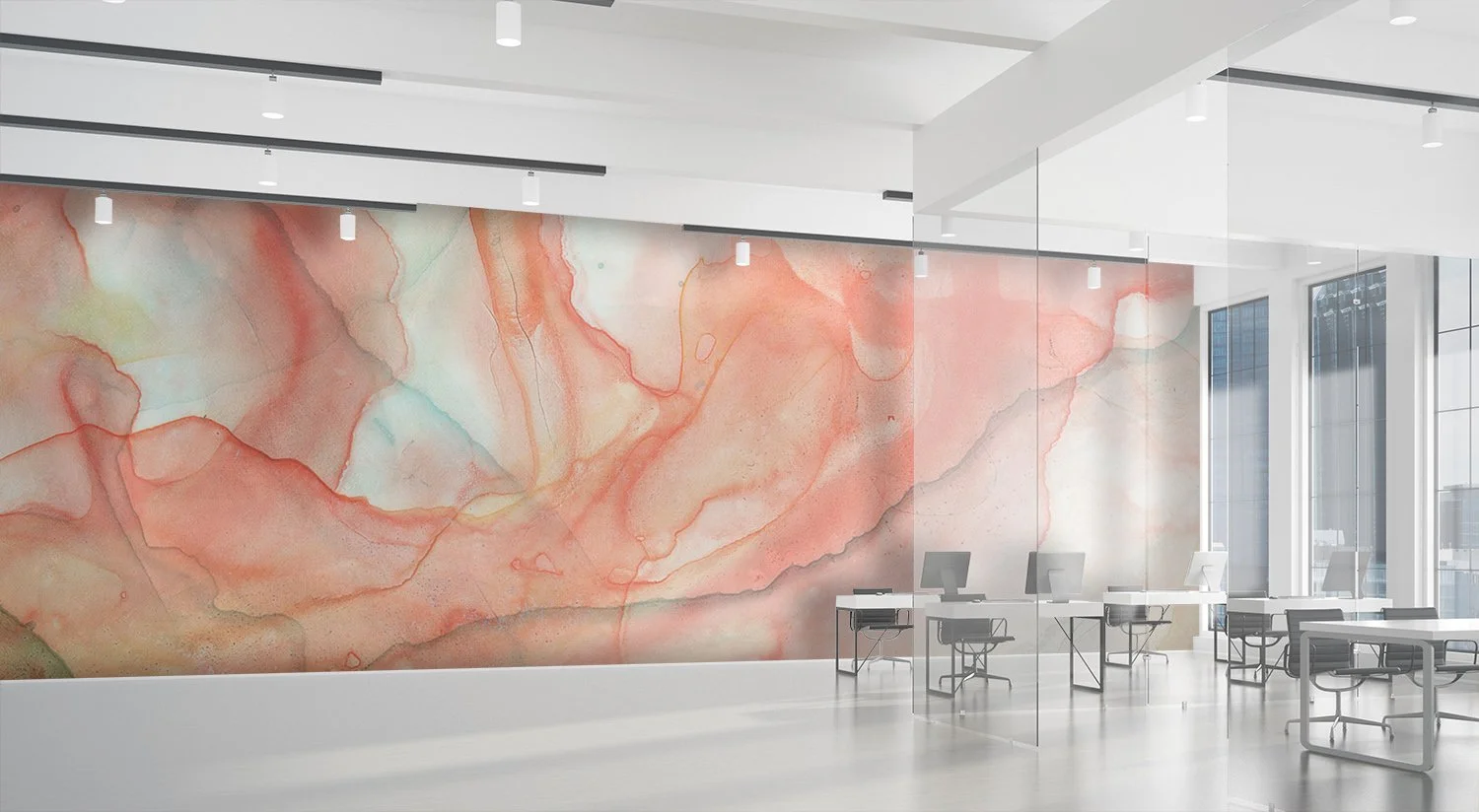Pacific Swirl  |  Made to Measure Mural