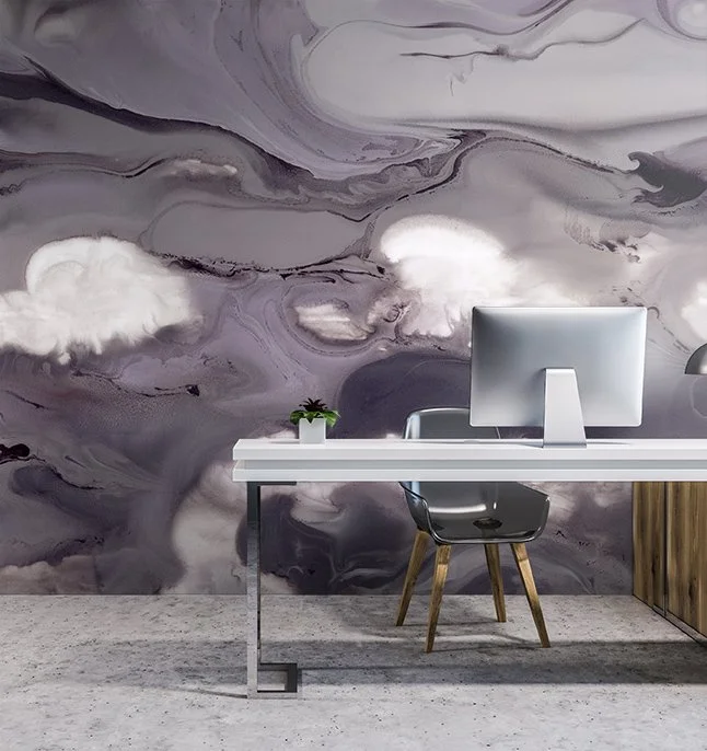 Magnetic Mauve  |  Quick Ship Mural