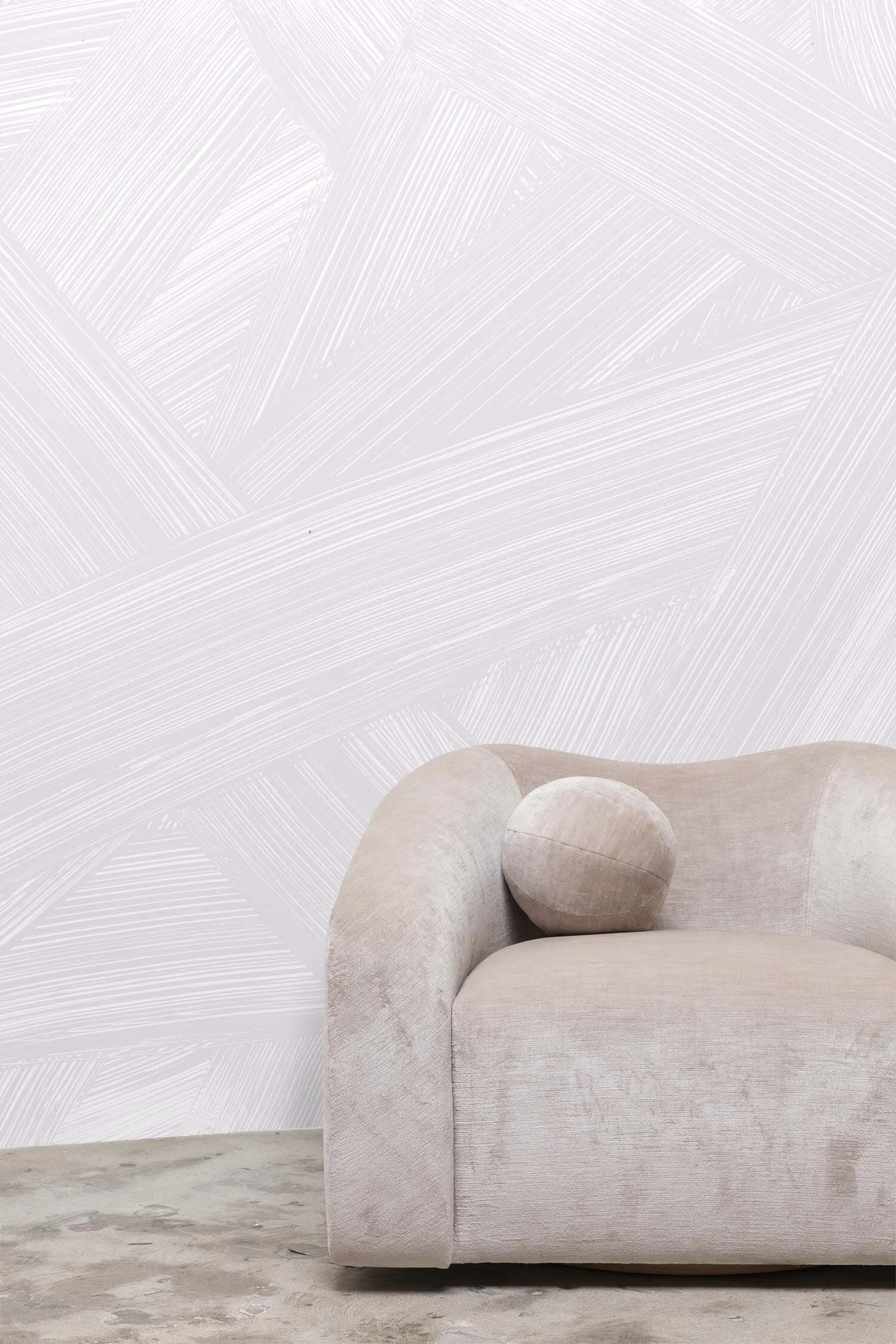 Raked in Quartz  |  Quick Ship Mural