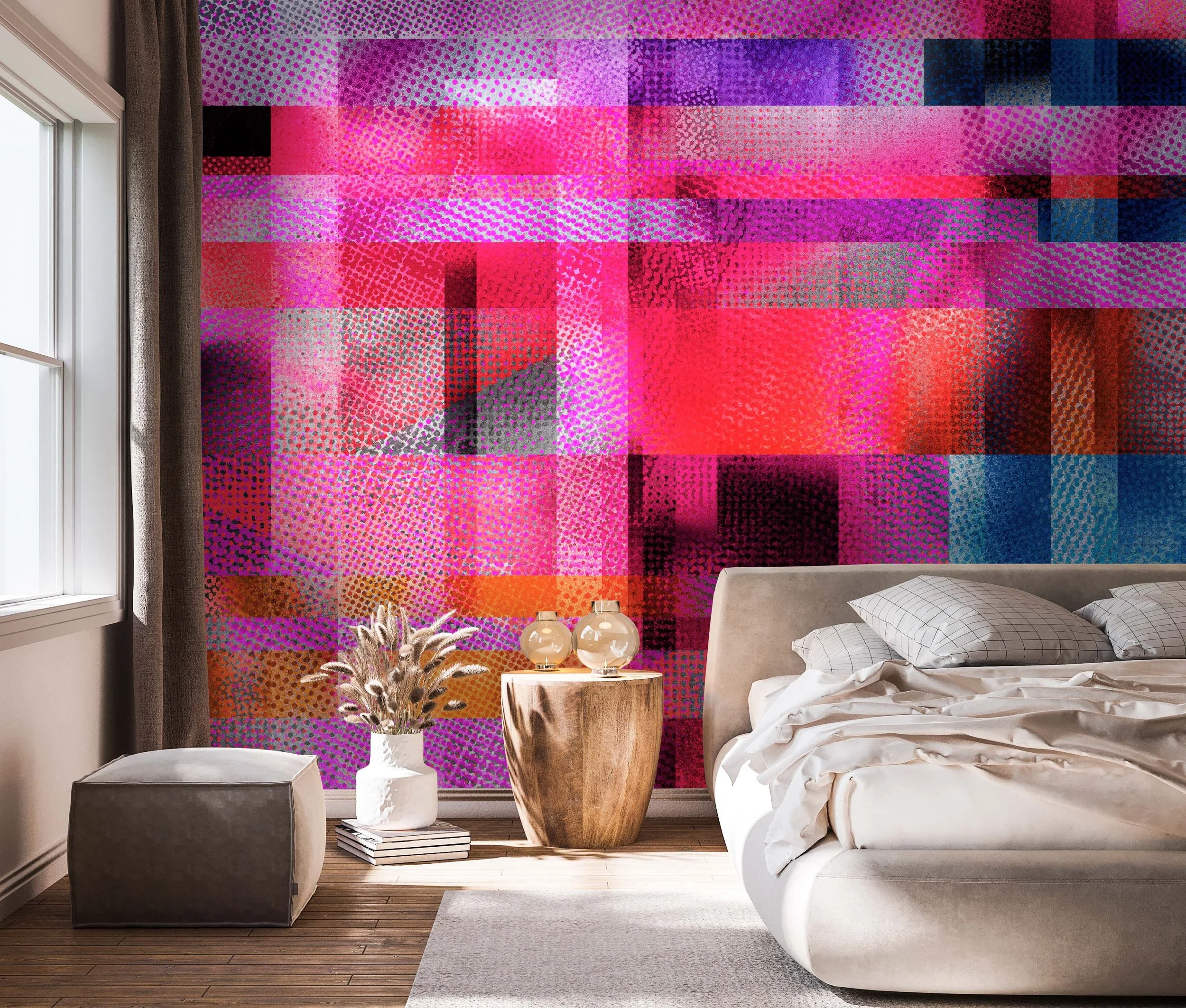Glass Ceiling in Magenta  |  Quick Ship Mural