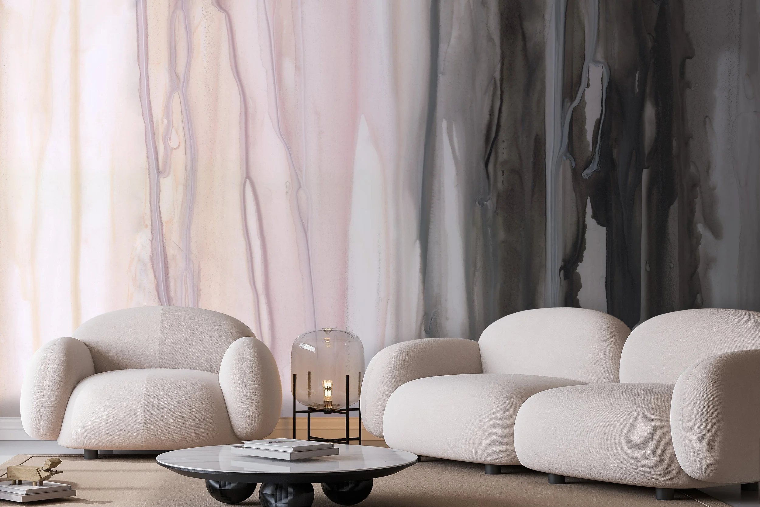 Drips in Black C  |  Made to Measure Mural