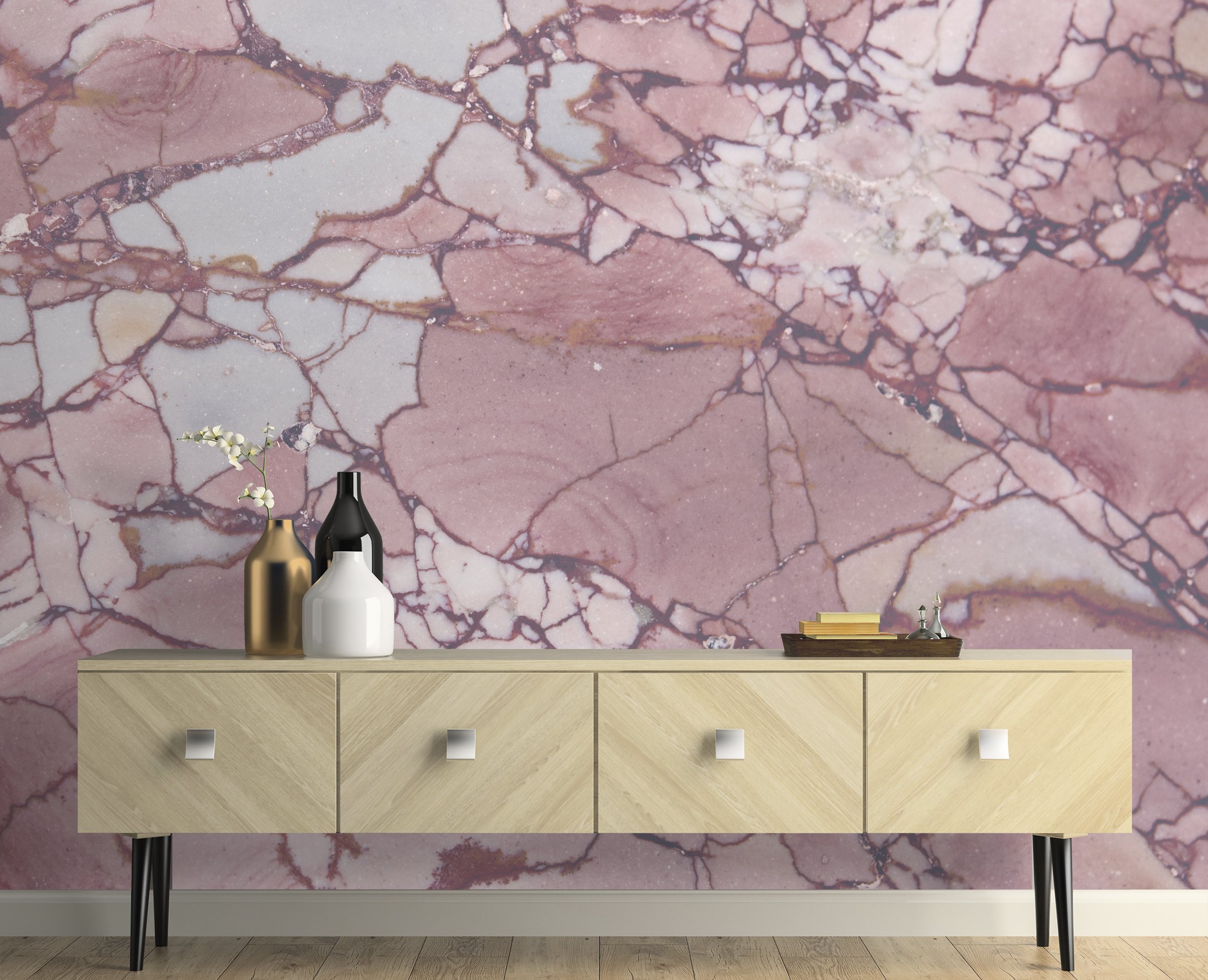 Jasper in Blush  |  Made to Measure Mural