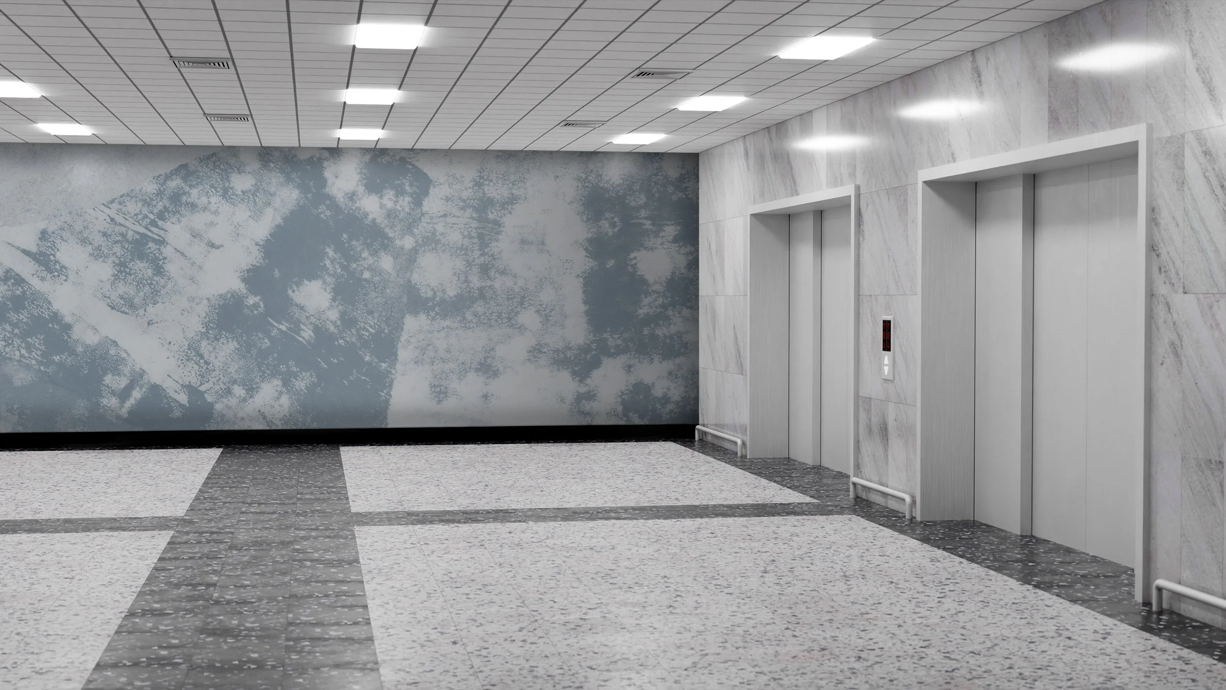 LAX in Slate  |  Made to Measure Mural