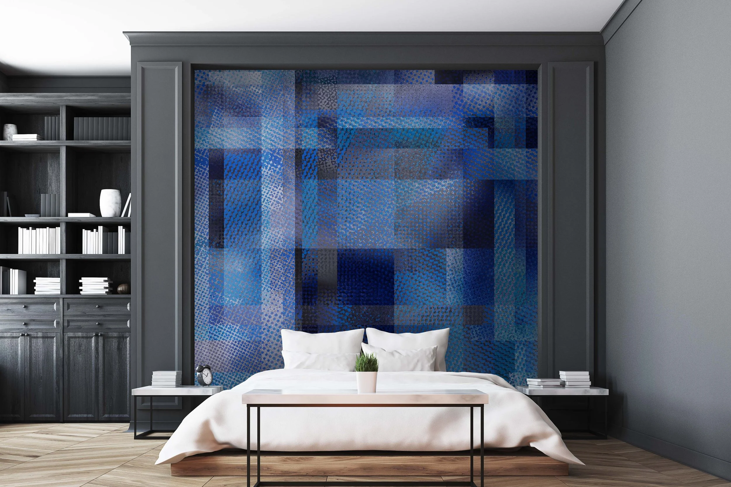 Glass Ceiling in Azure  |  Quick Ship Mural