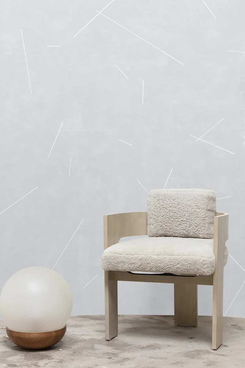 Criss Cross in Slate  |  Quick Ship Wallpaper