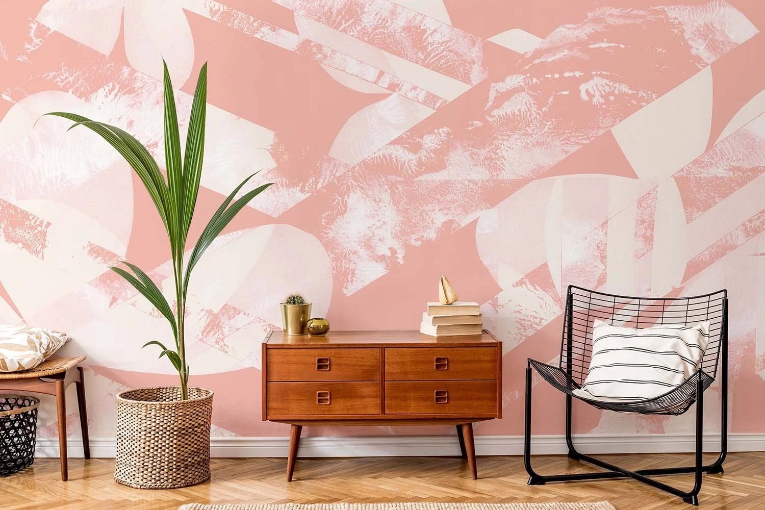 Camber in Coral  |  Made to Measure Mural