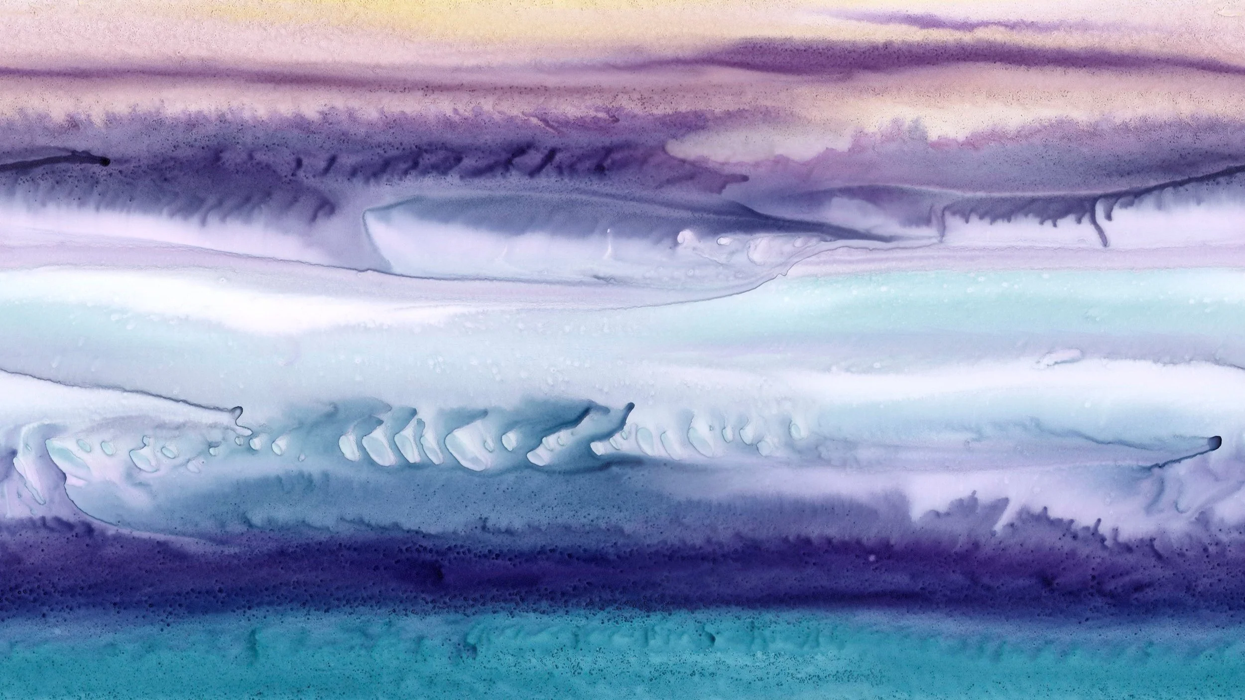 Eventide Drips  |  Quick Ship Mural