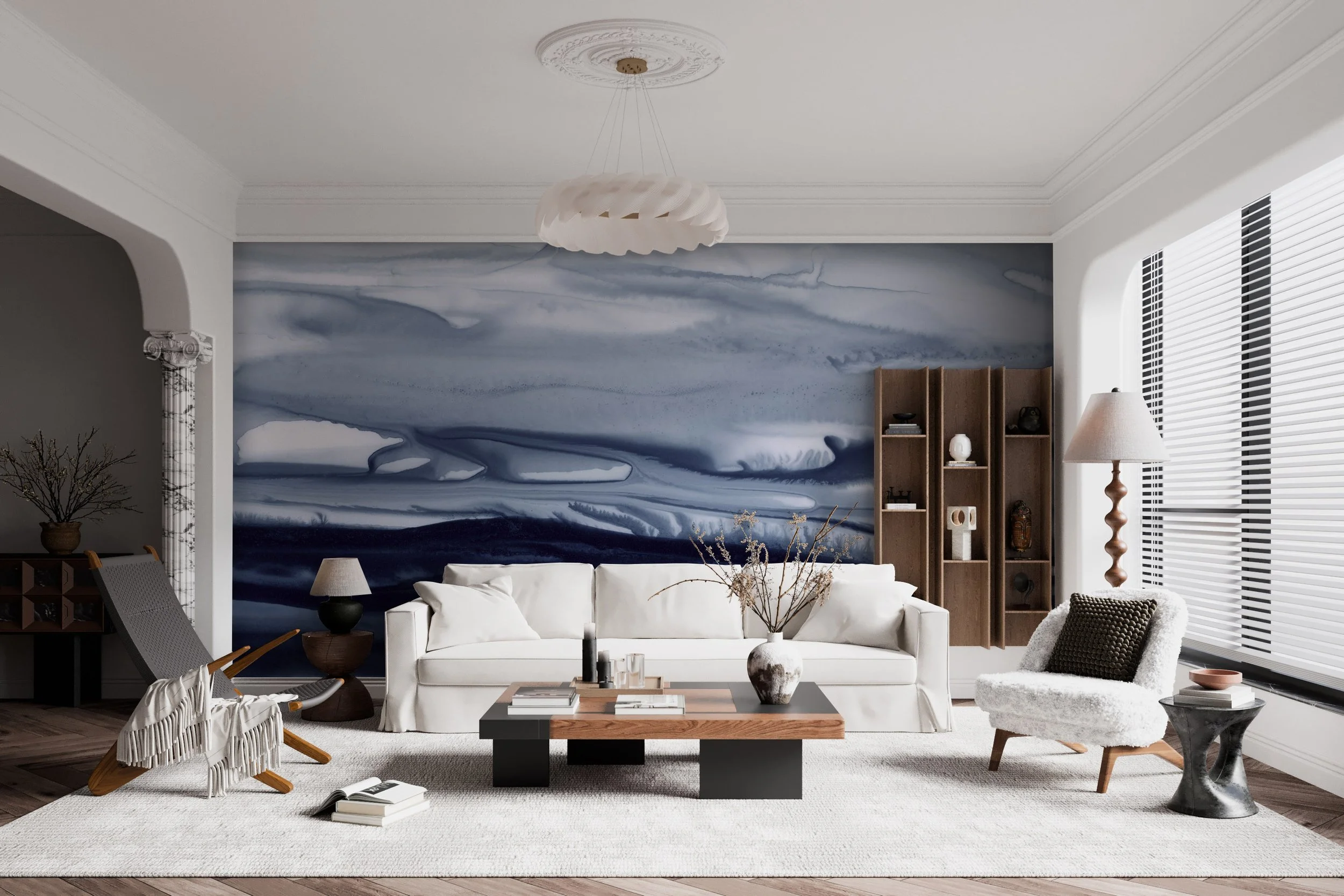 Graduated Navy  |  Made to Measure Mural