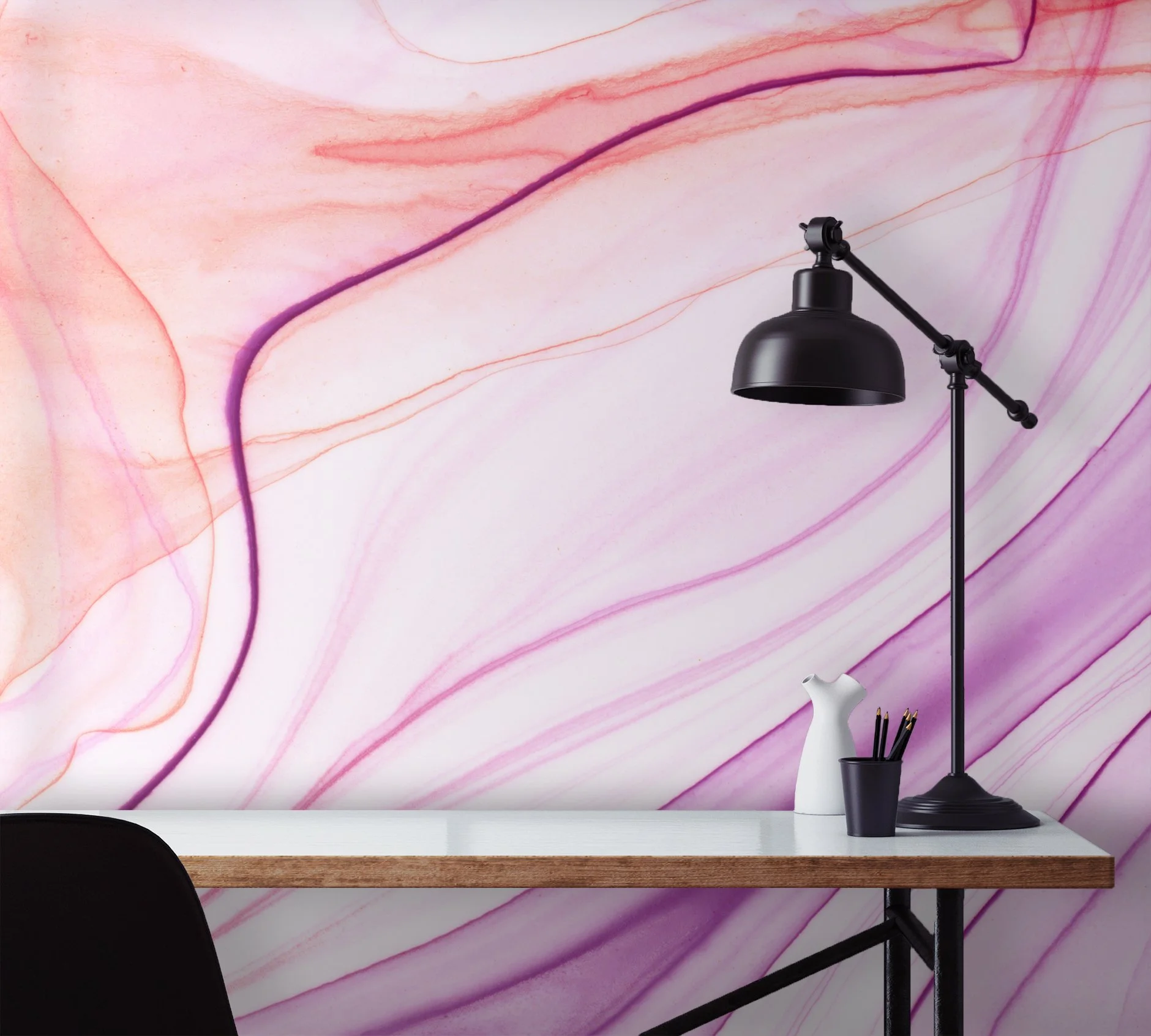 Lavender Ribbon  |  Made to Measure Mural