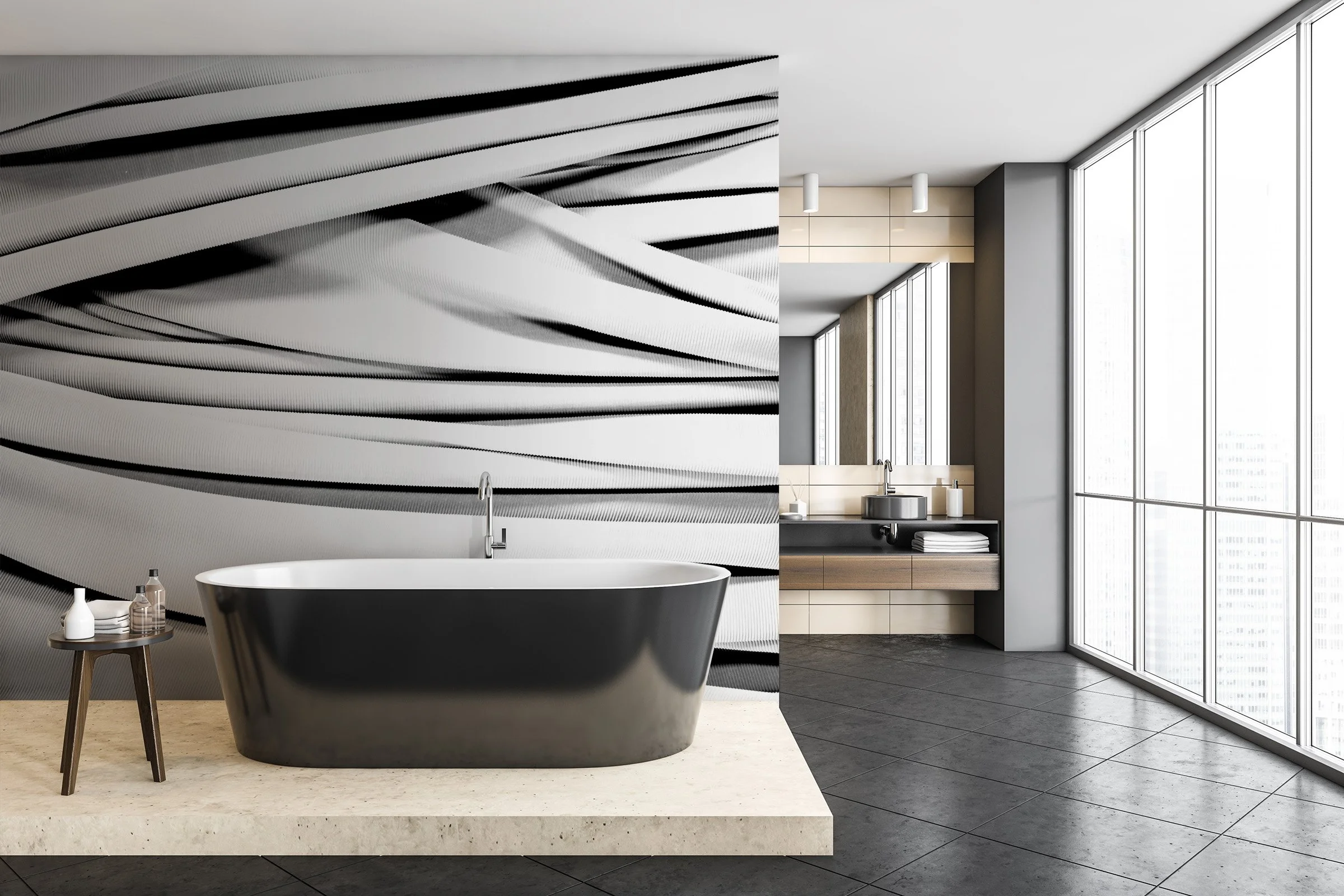 Poiret Argent  |  Made to Measure Mural