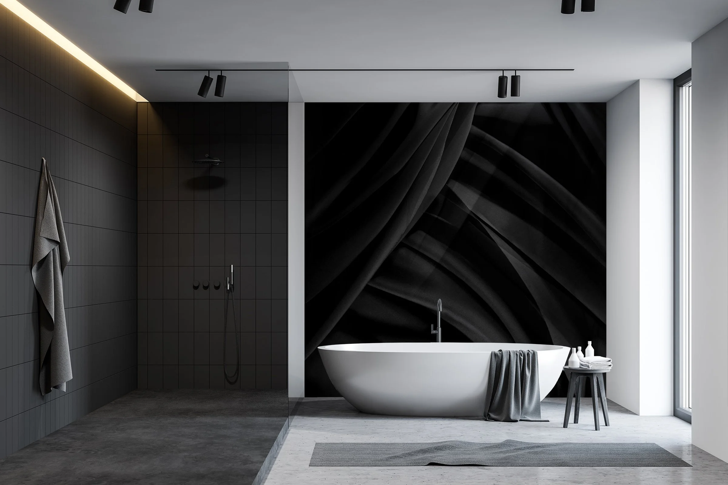 Tricot Noir  |  Made to Measure Mural