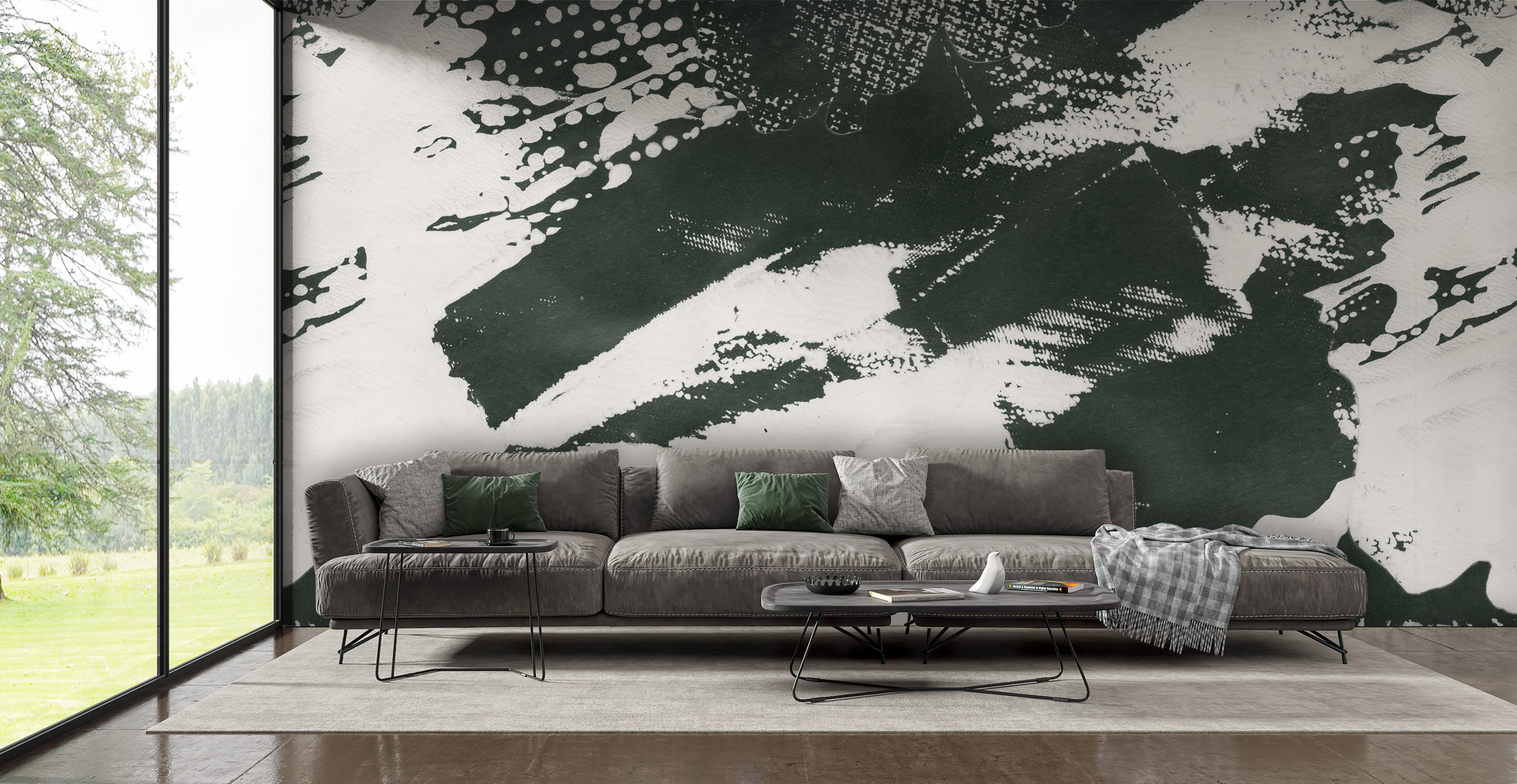 Half Dome in Hemlock |  Quick Ship Mural
