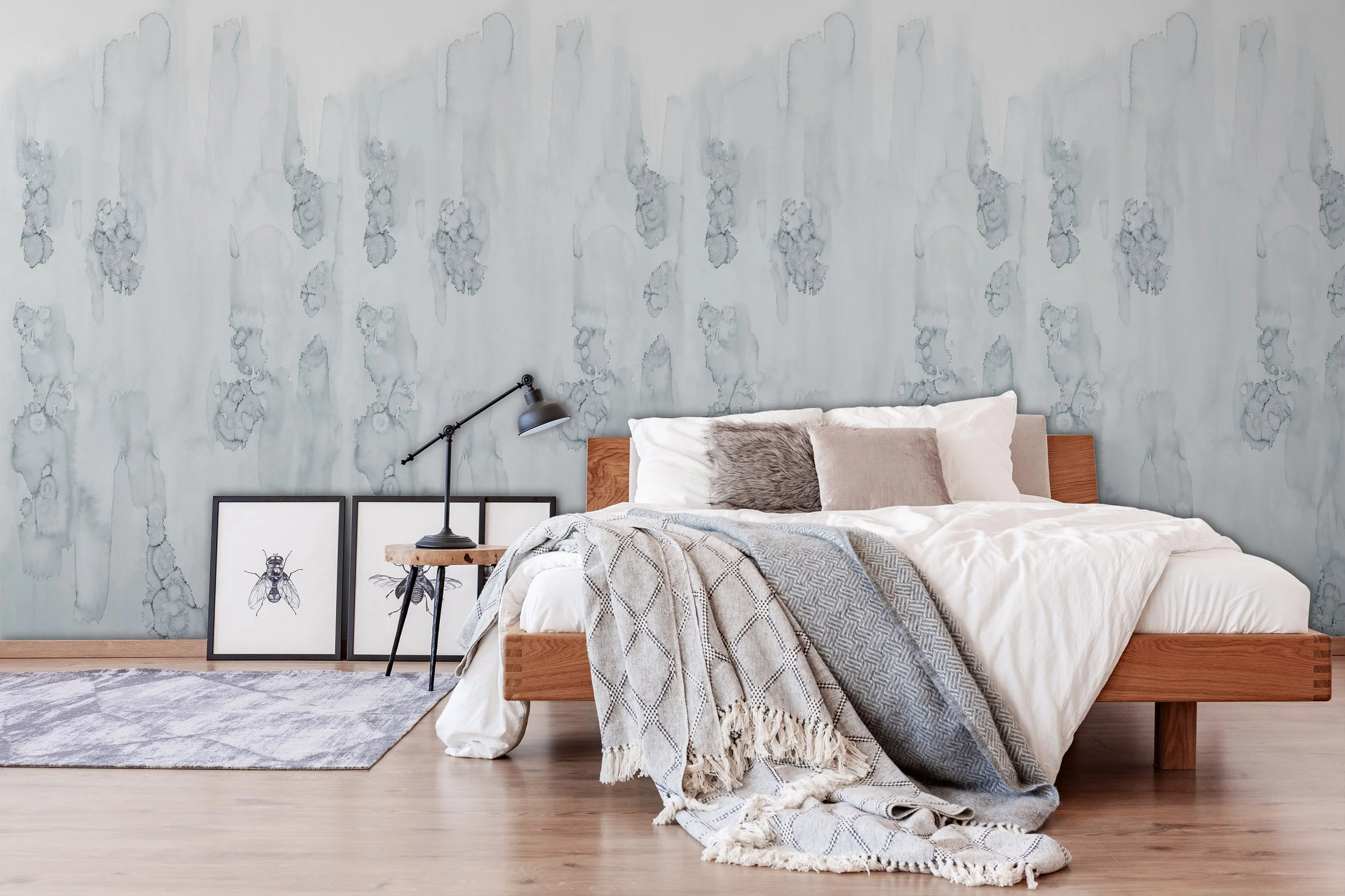 Unfinished in Mist  |  Quick Ship Wallpaper