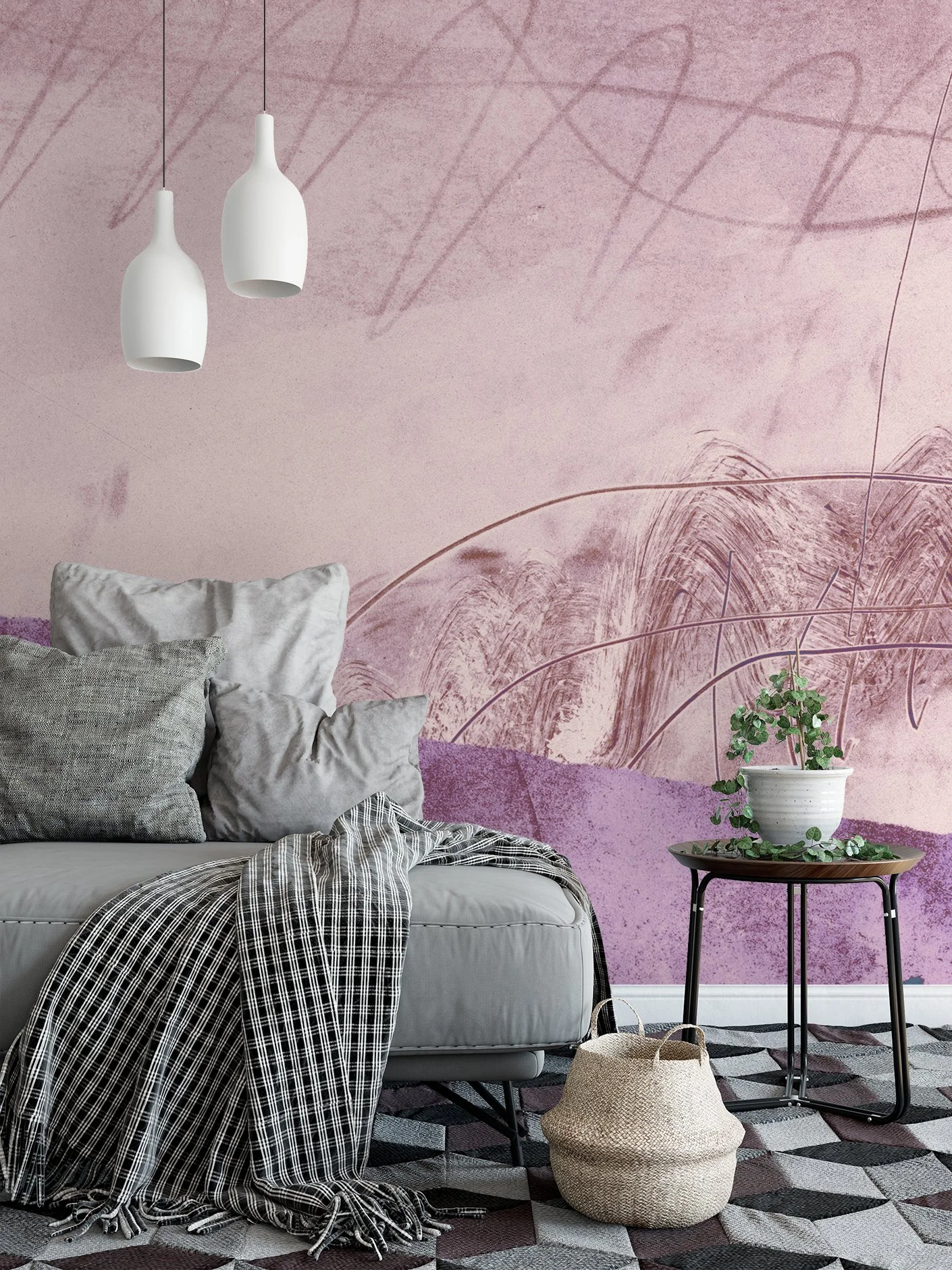 Deconstructed Feelings in Aster  |  Made to Measure Mural