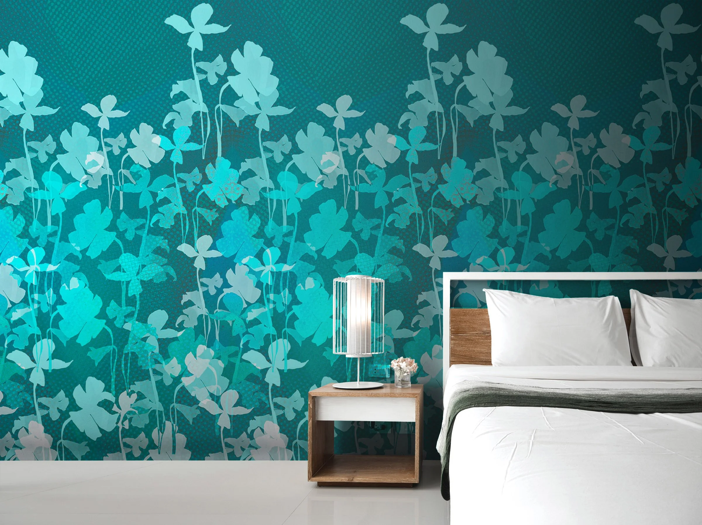 Plantae in Teal  |  Quick Ship