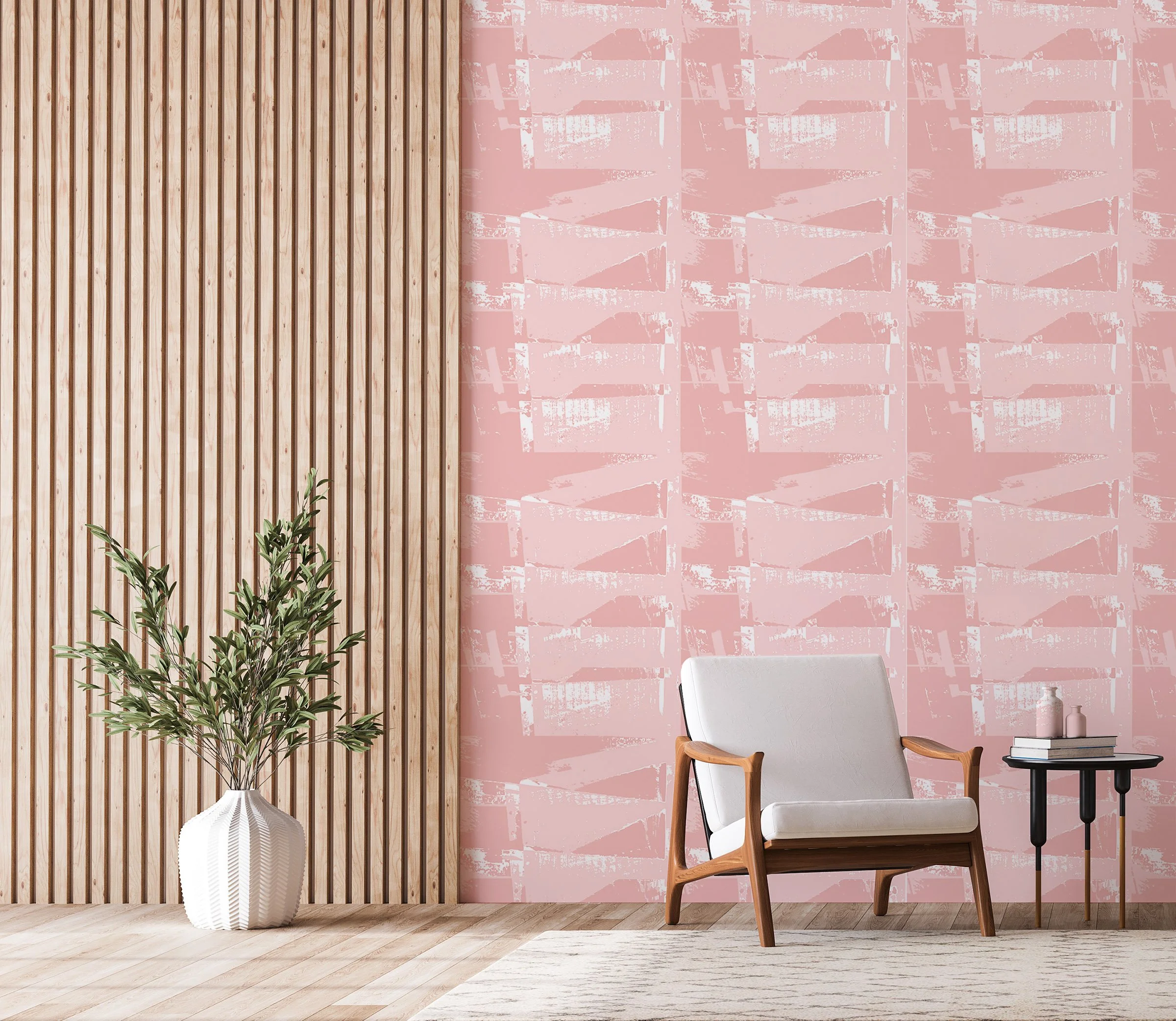 Radical in Peony  |  Quick Ship Wallpaper