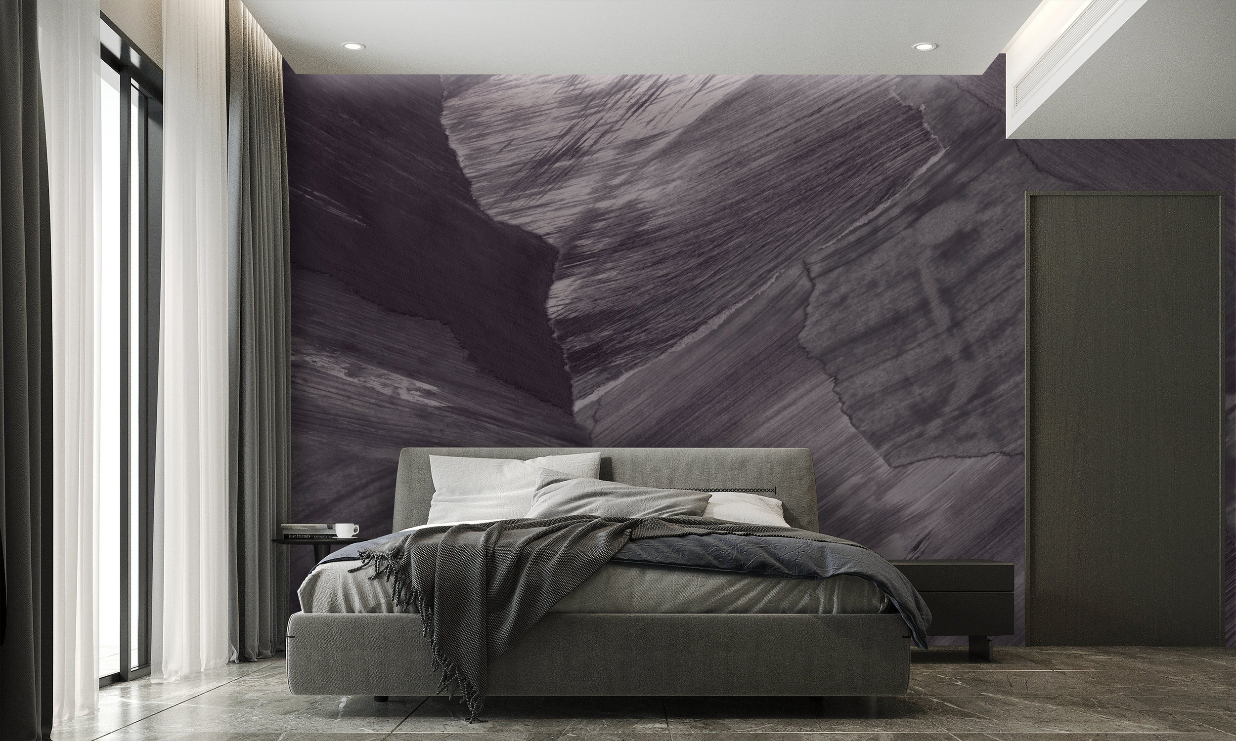 Granite Ridge in Orchid Mist  |  Quick Ship Mural