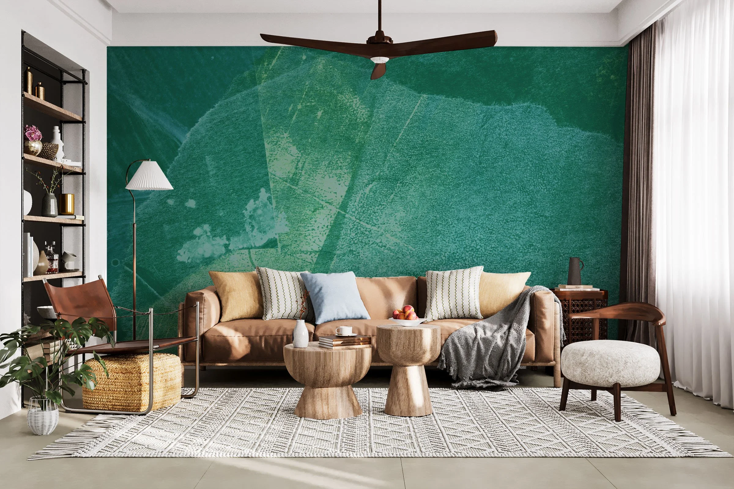 Disassembled in Jade  |  Made to Measure Mural