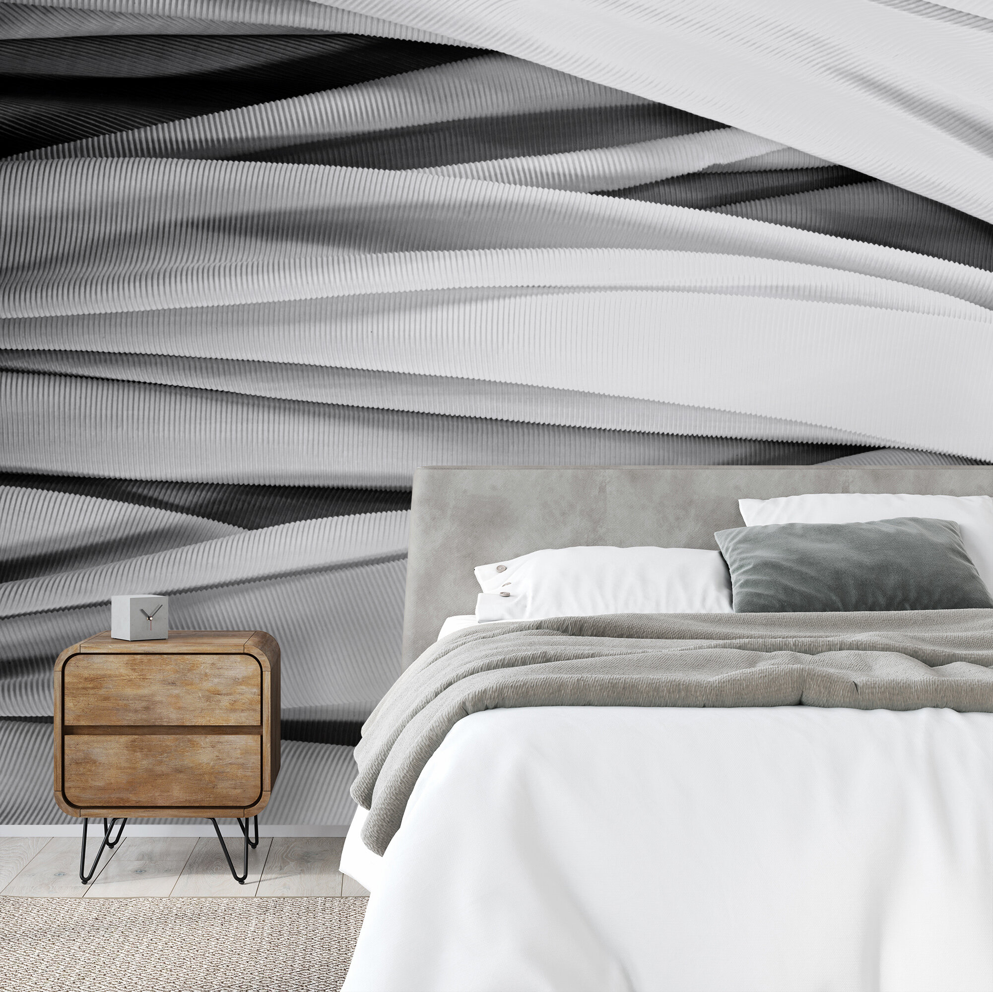 Kauffer Gris  |  Made to Measure Mural