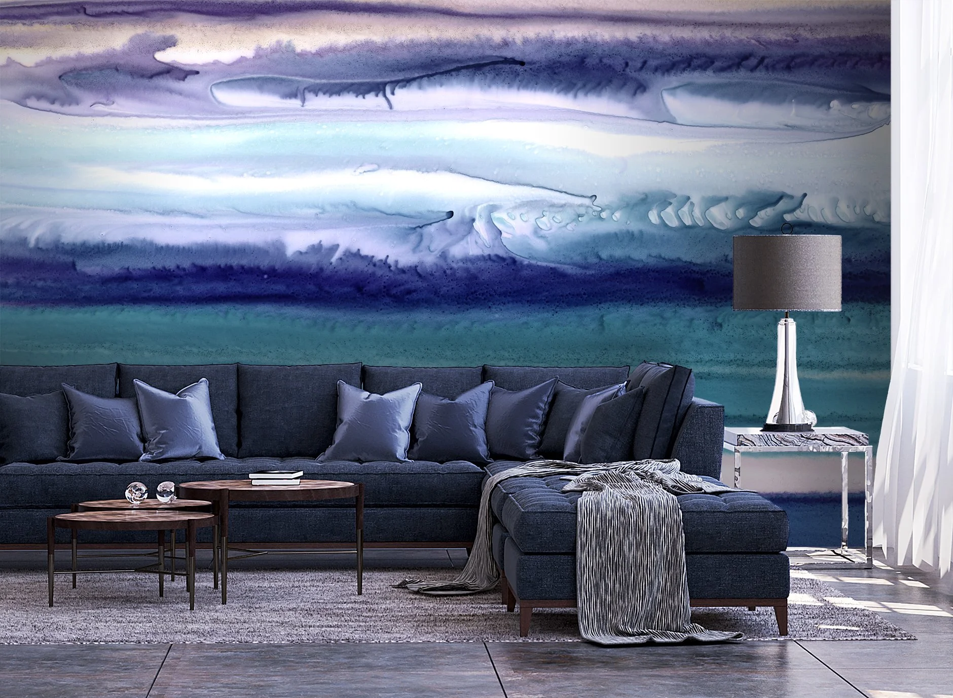 Twilight Drips  |  Made to Measure Mural