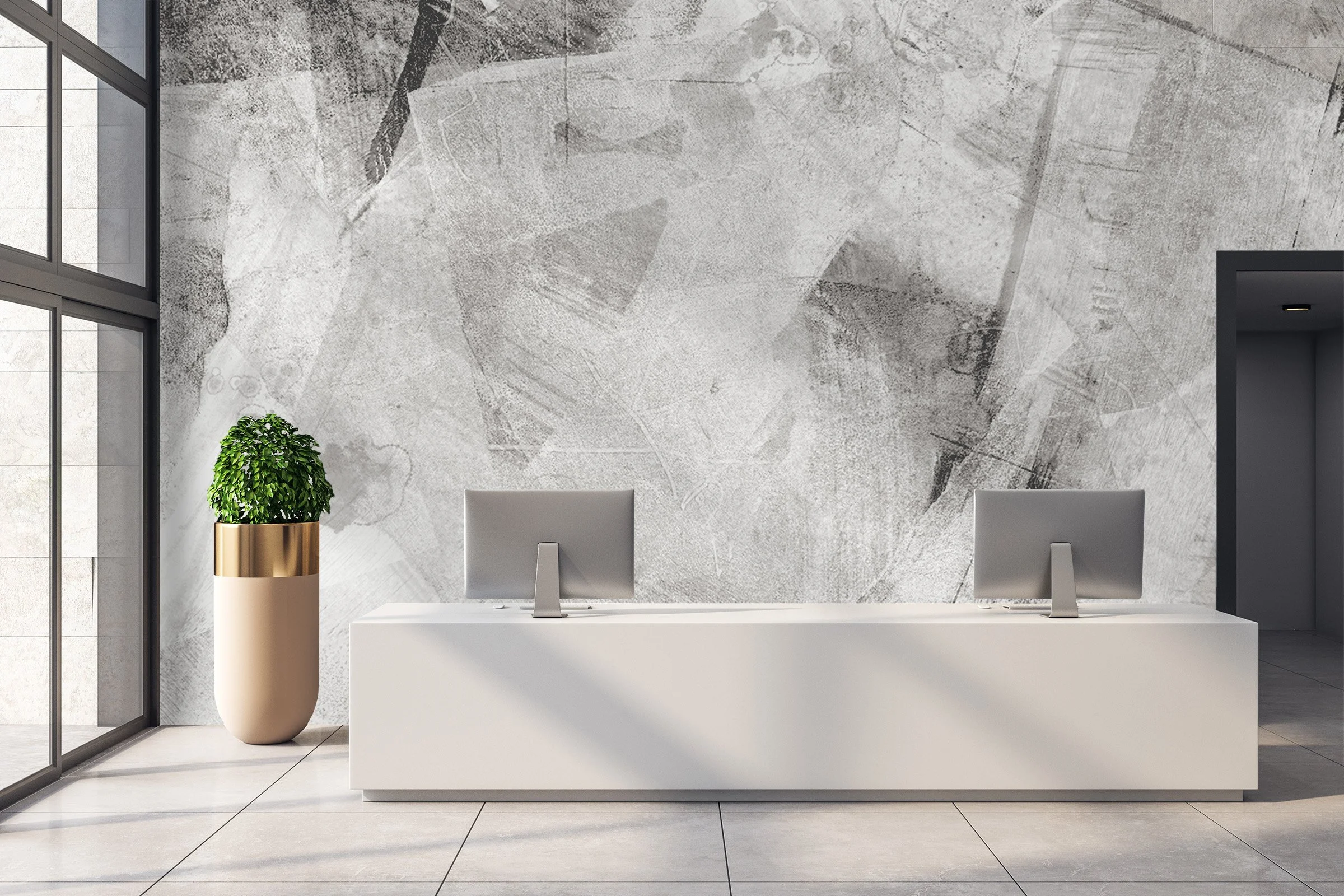 Distortion in Stone  |  Made to Measure Mural