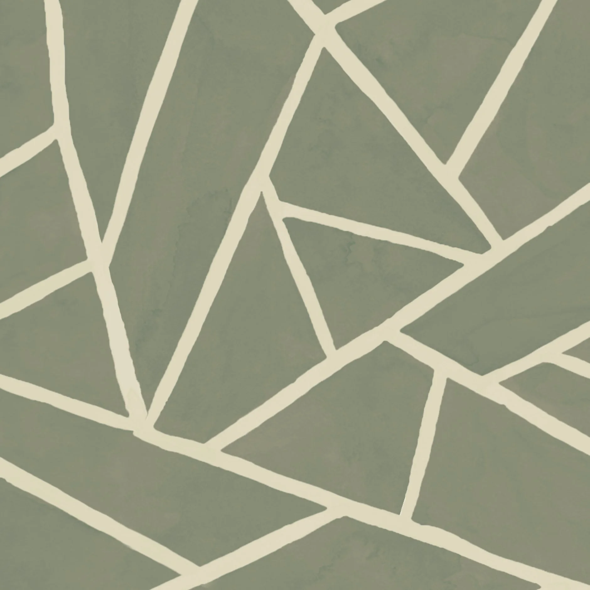 Broken Glass in Celadon  |  Quick Ship Wallpaper