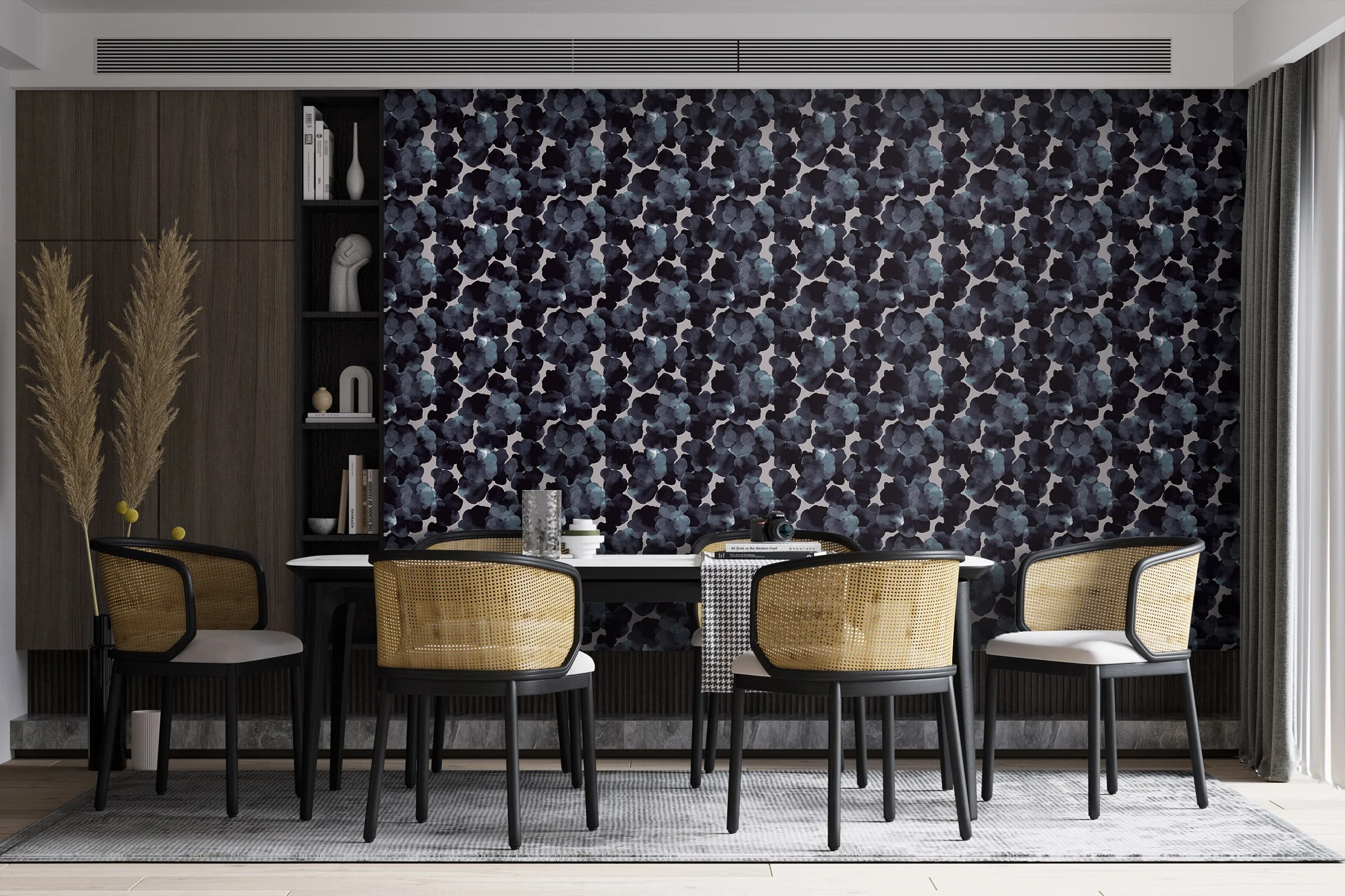 Fireflies in Nuit  |  Quick Ship Wallpaper