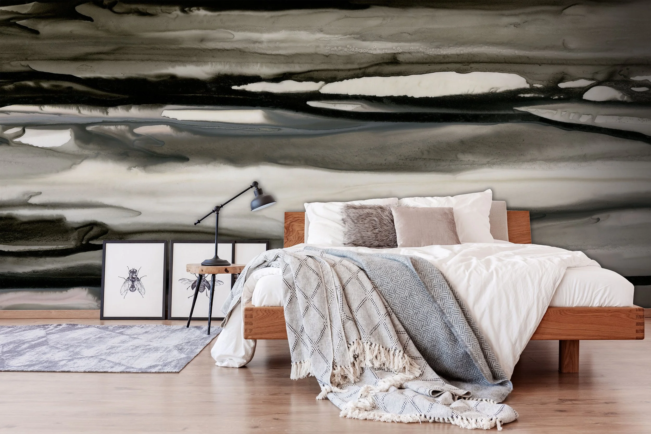 Drips in Black A  |  Made to Measure Mural