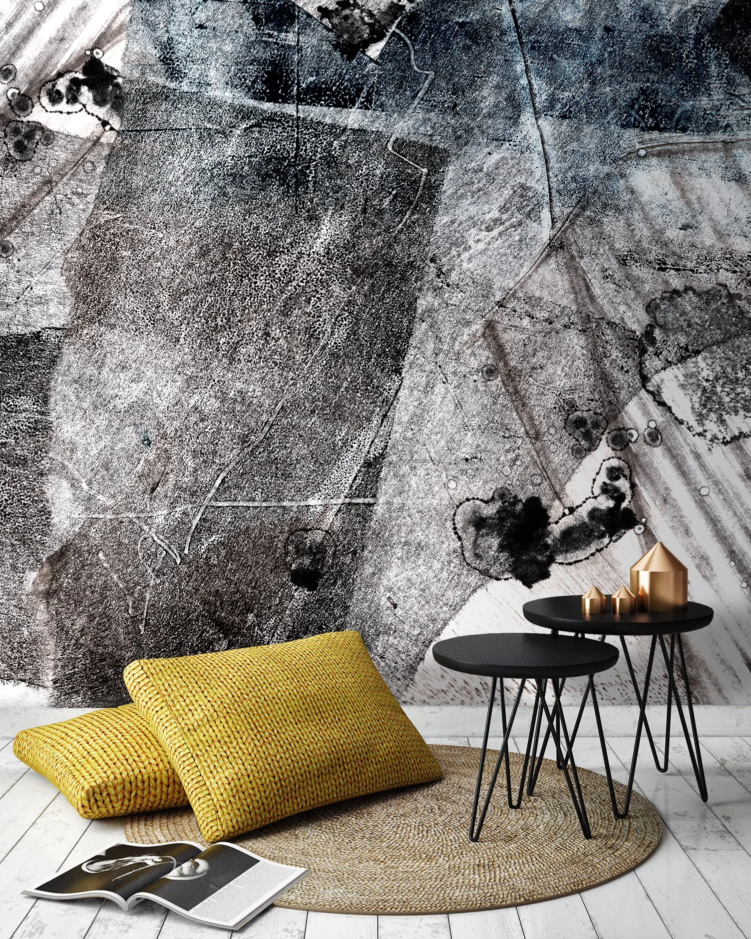 Distortion in Night  |  Made to Measure Mural