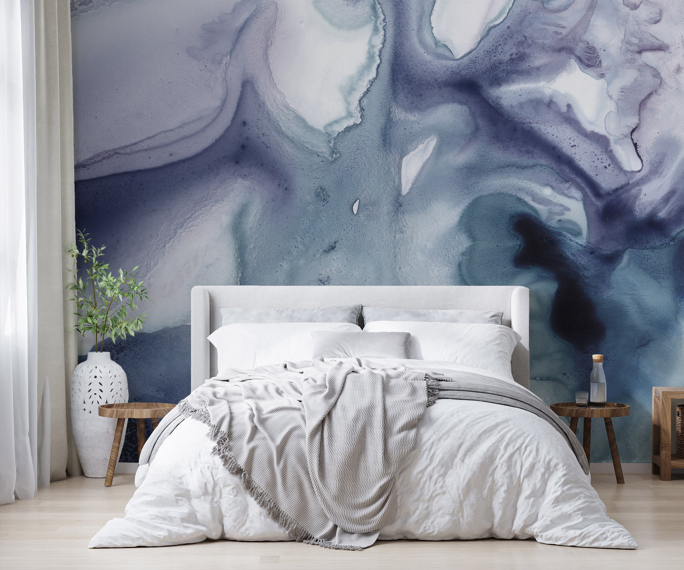 Slate & Lavender  |  Made to Measure Mural