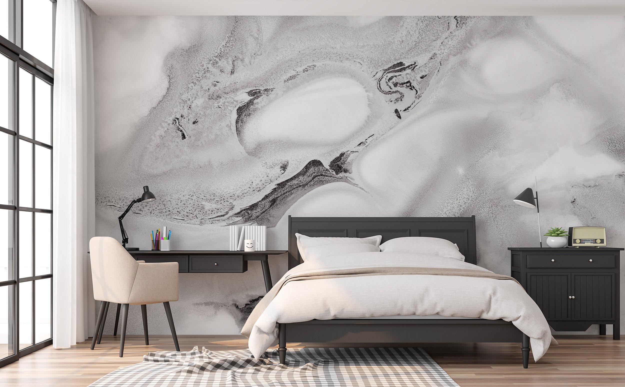 Whisper Gray  |  Quick Ship Mural 