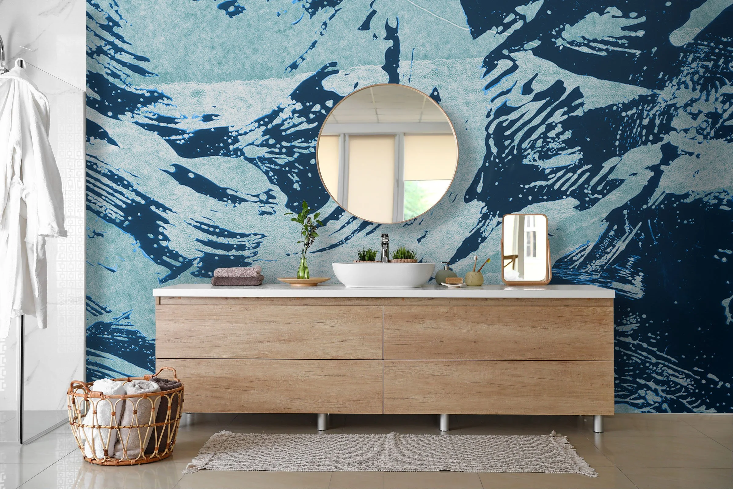 Freeform in Monsoon  |  Made to Measure Mural