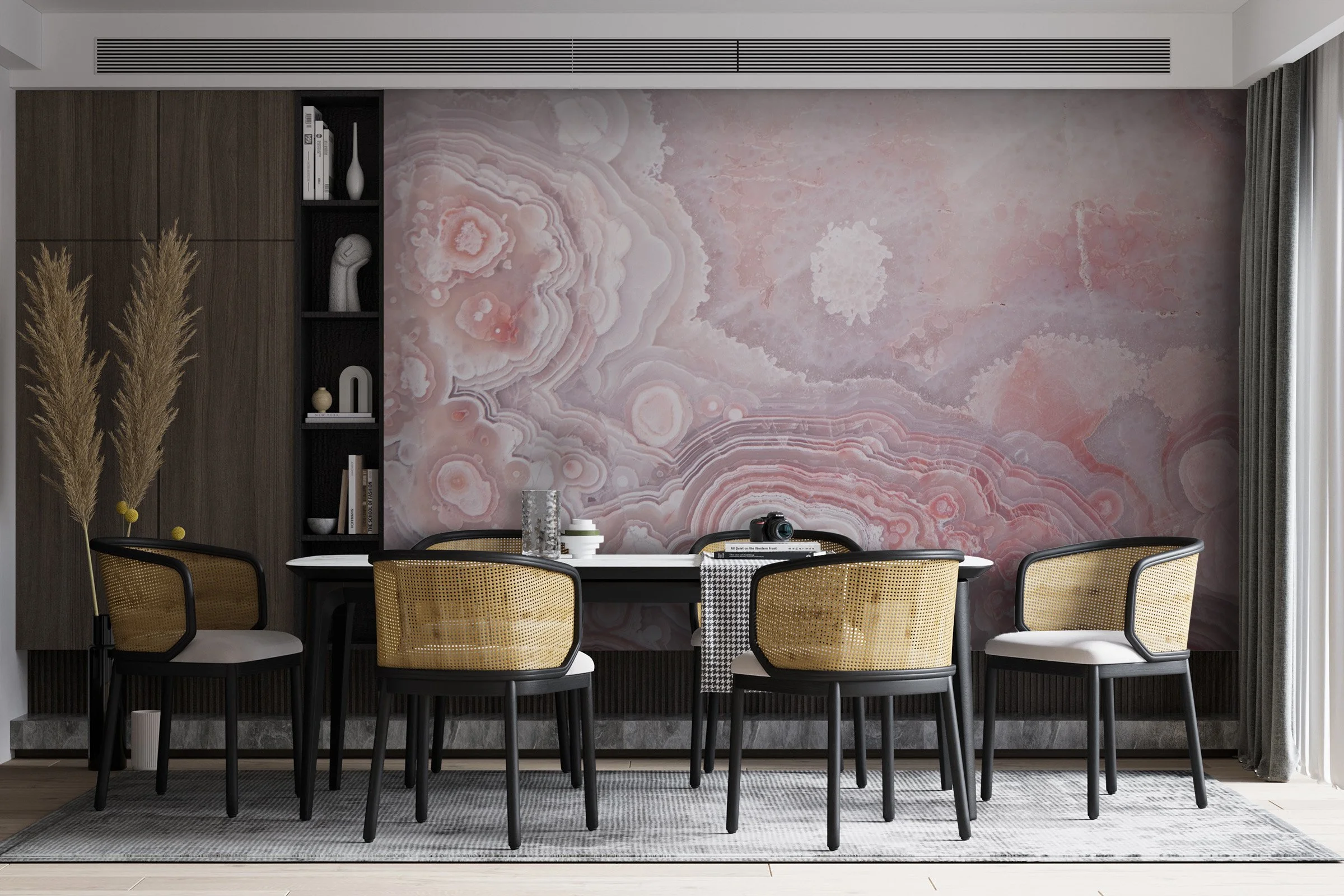 Lace Agate in Blush  |  Made to Measure Mural