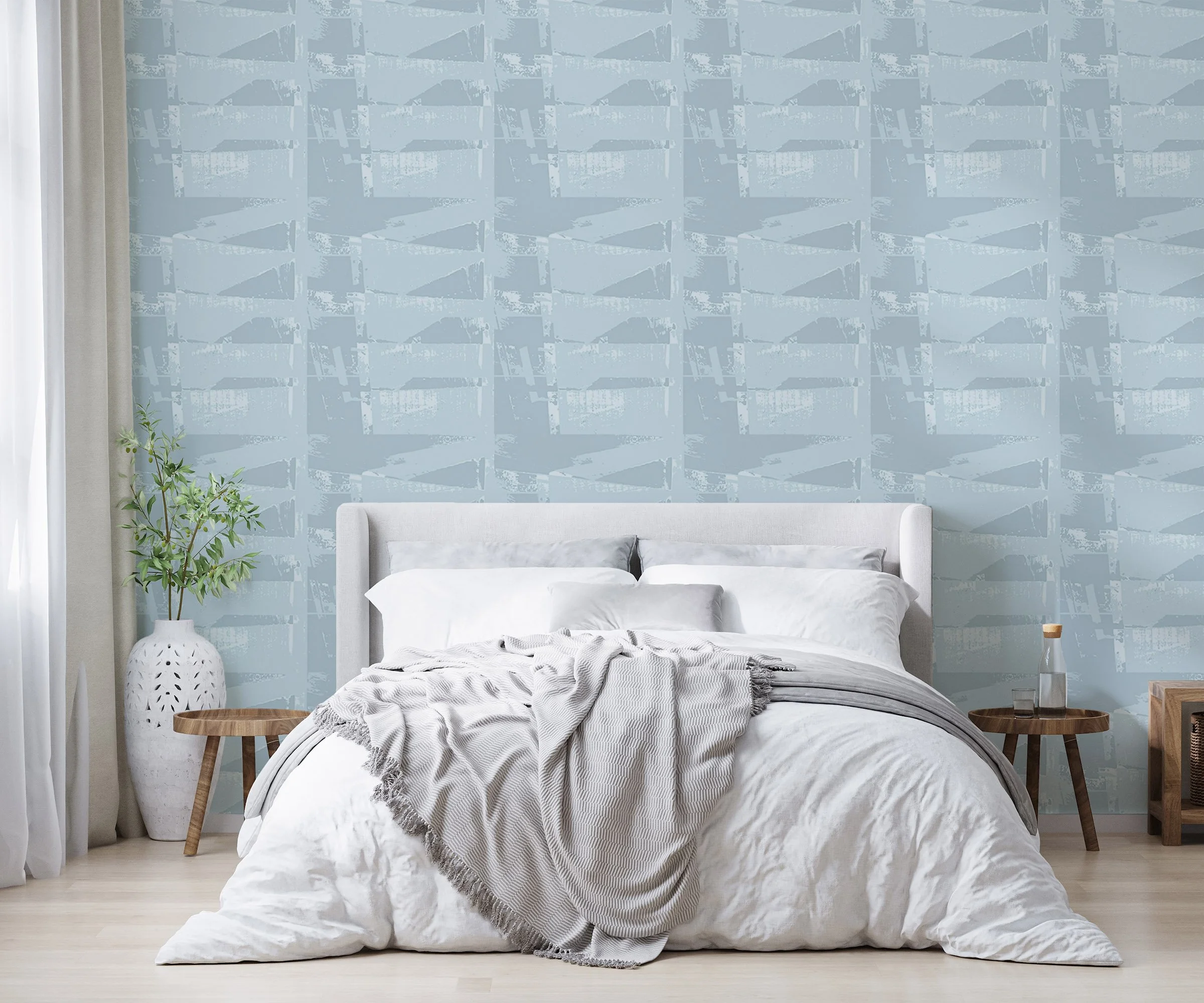 Radical in Slate  |  Quick Ship Wallpaper