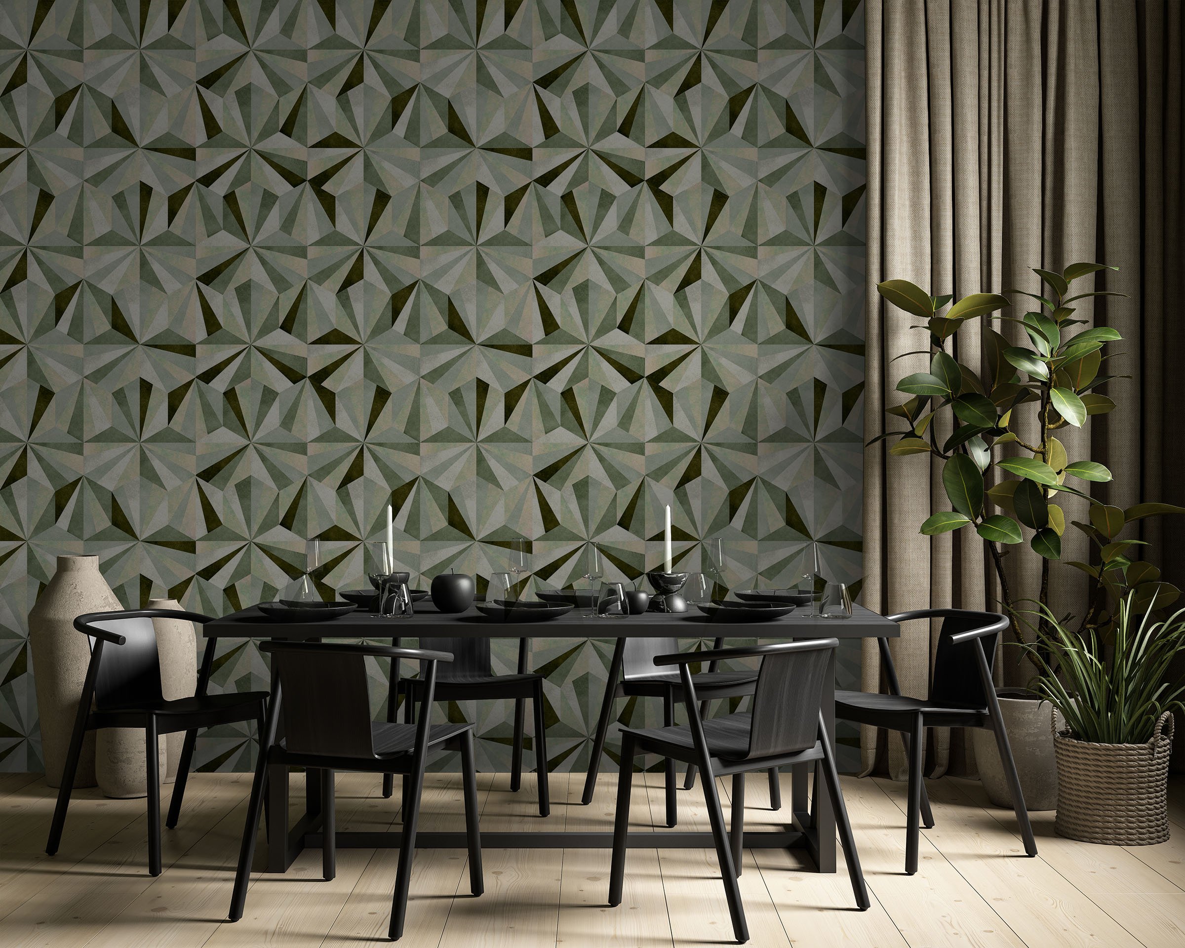 Rivoli in Celadon  |  Quick Ship Wallpaper