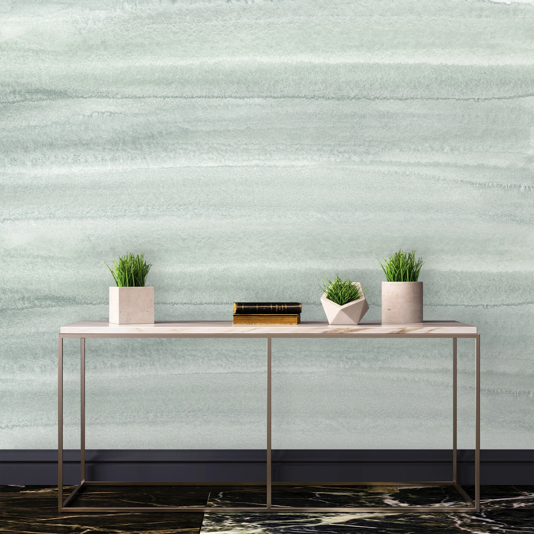Sediment in Sea Glass  |  Quick Ship Mural