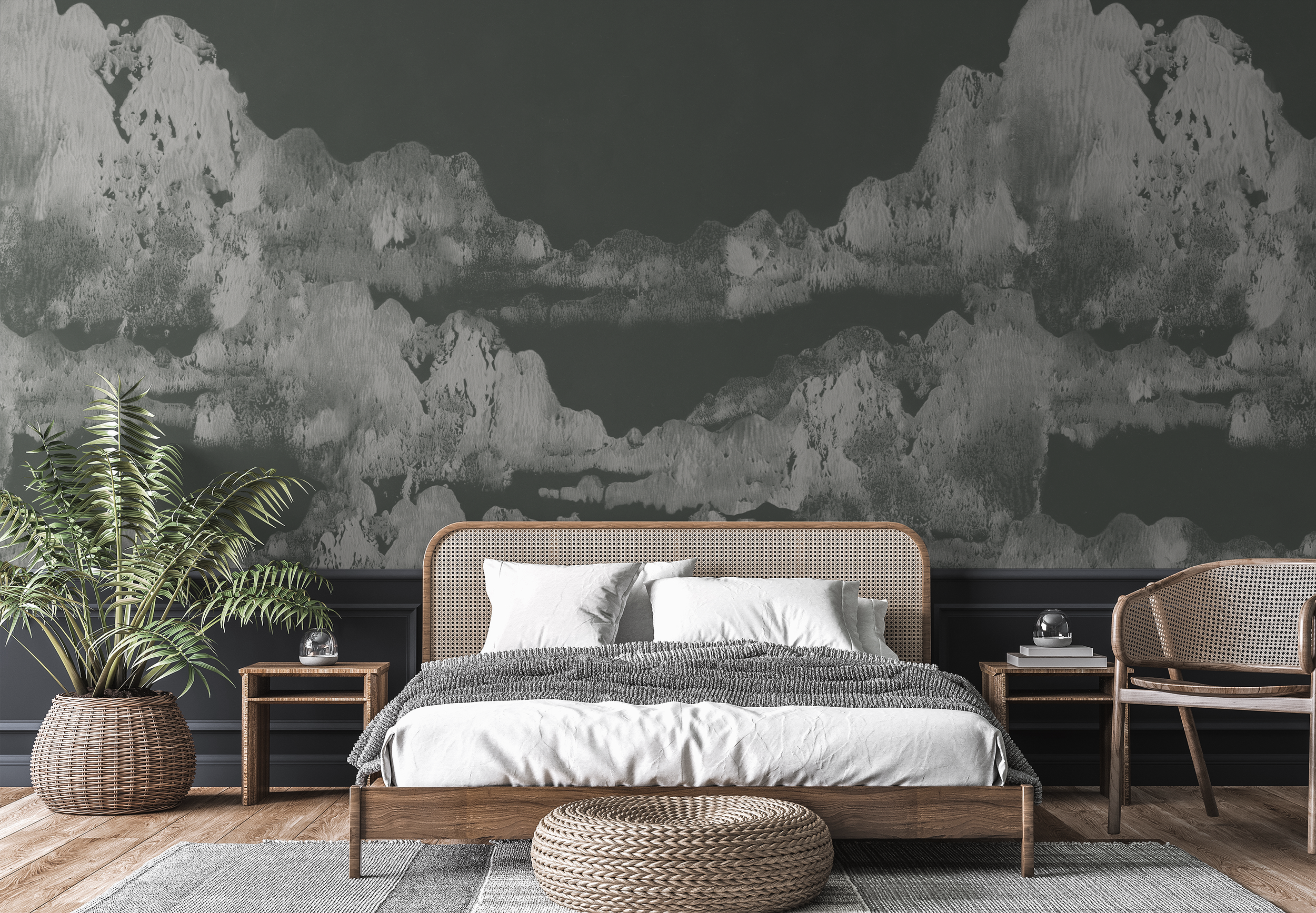 San Gabriel in Inverted Willow  |  Quick Ship Mural