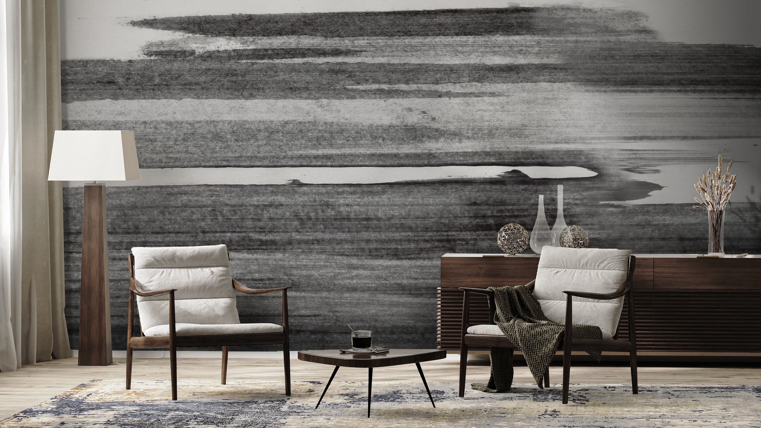 Crystal Cove in Cinder  |  Quick Ship Mural