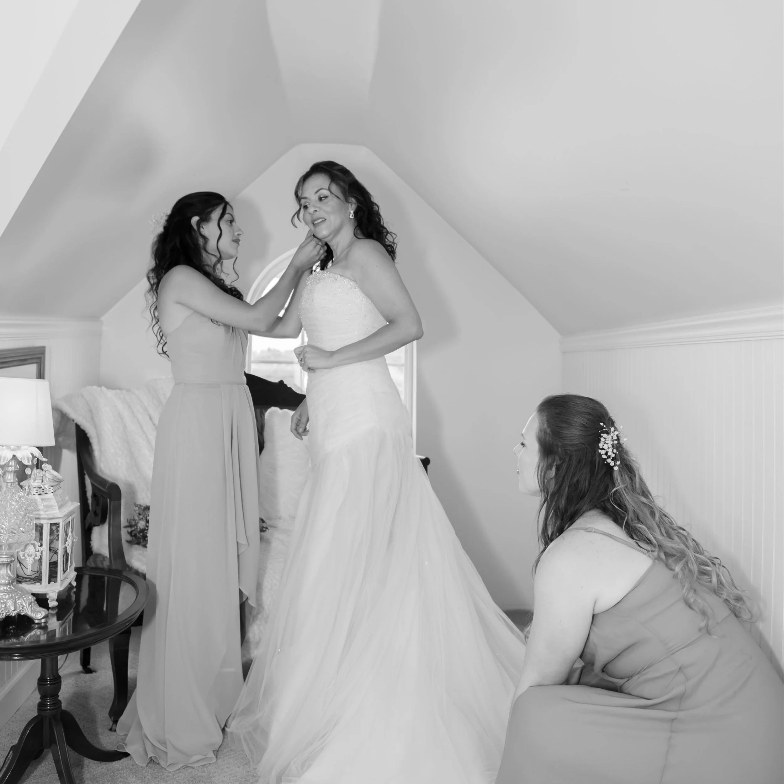 Girls in Bridal Suite