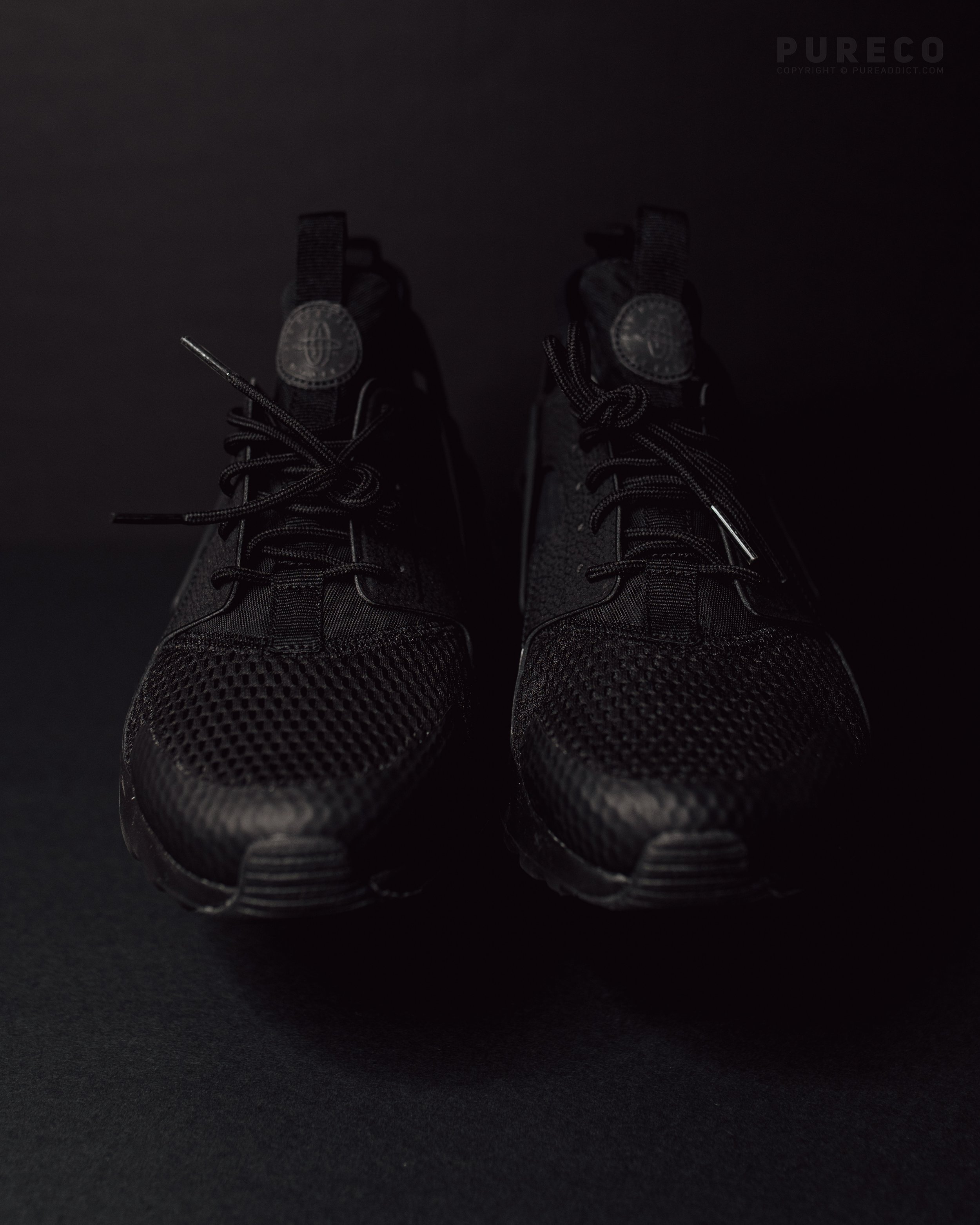 Nike Huarache Run Breathe [Triple Black] — PURE