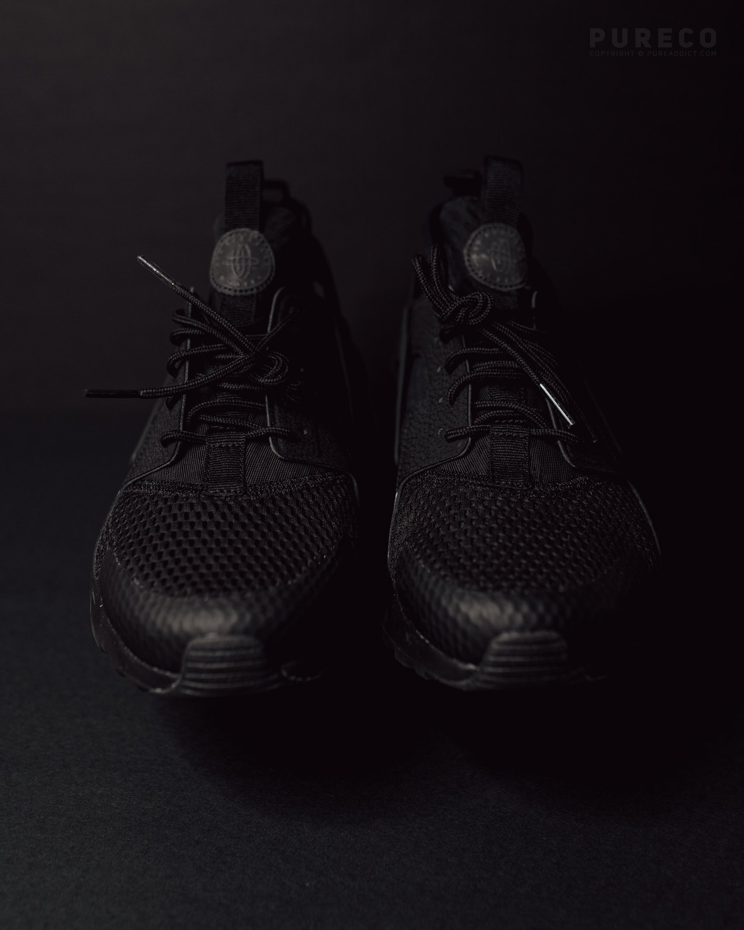Nike Air Huarache Run Ultra Breathe [Triple Black] — PURE