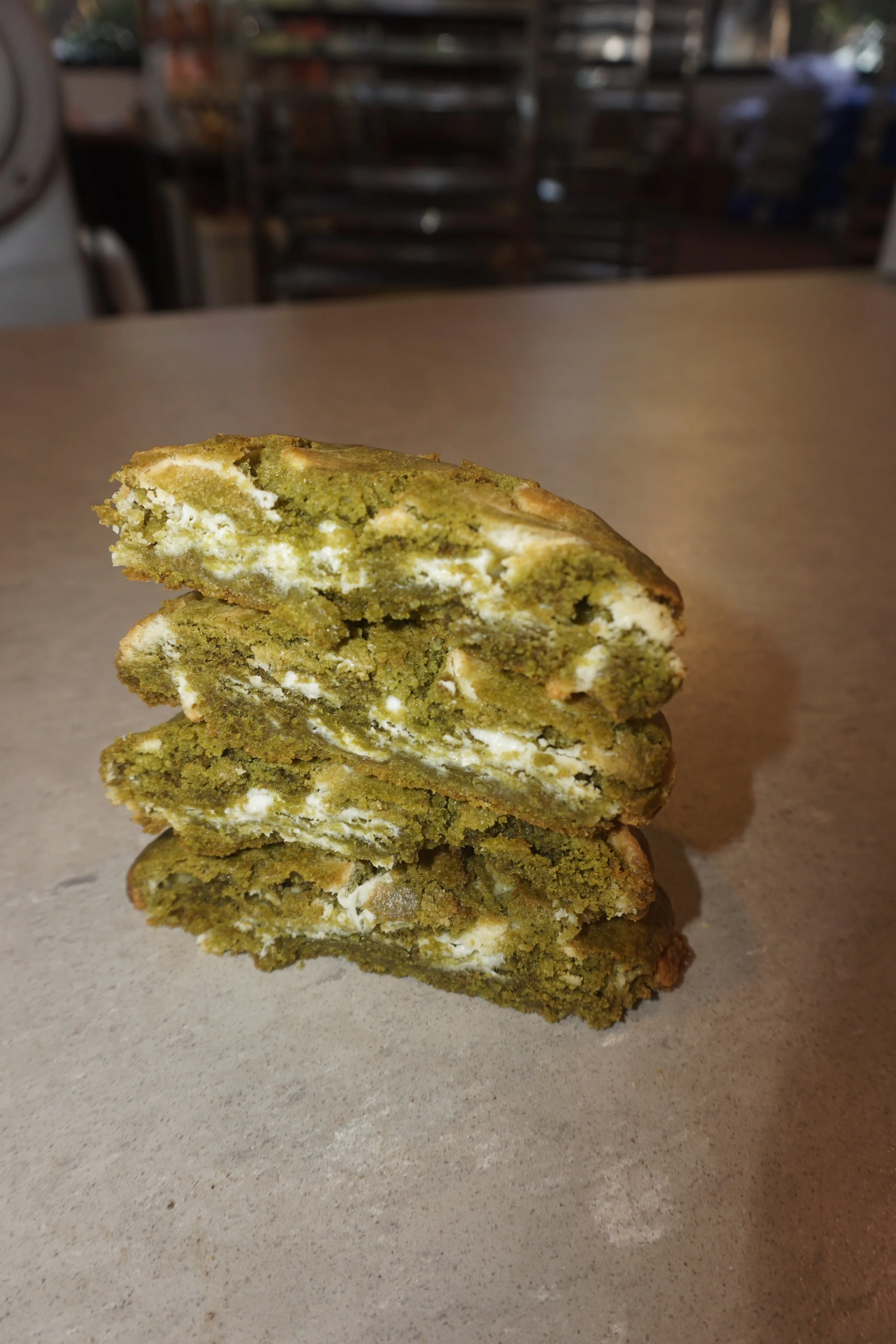 MATCHA WHITE CHOC COOKIE