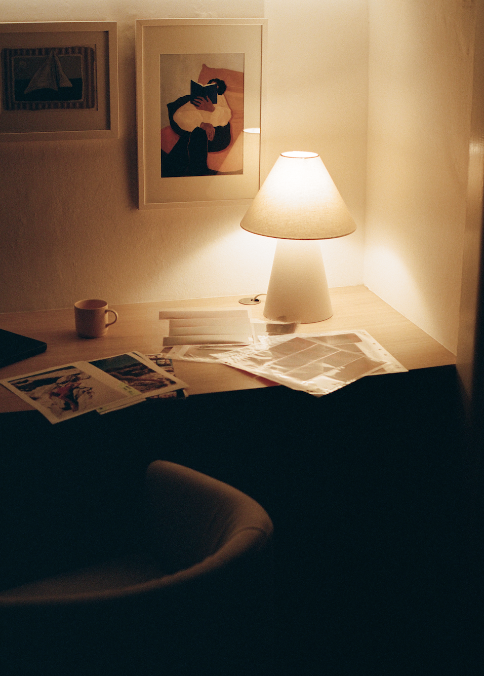 Photographers' desk at Casetta Coogee