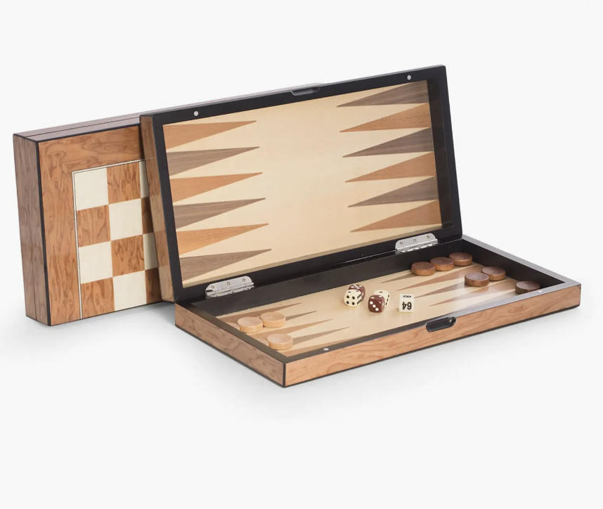 Chess, Checkers &amp; Backgammon Multi-Game Set