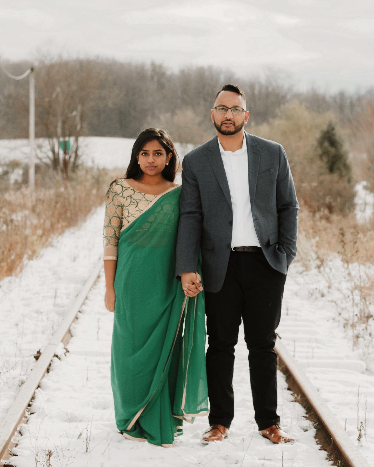 Decided I&rsquo;m going to start posting photos from the archives more often, starting with this one. That sari. That location. That couple! 

Wearing an outfit to your photoshoot that&rsquo;s meaningful to you or reflective of who you are instead of