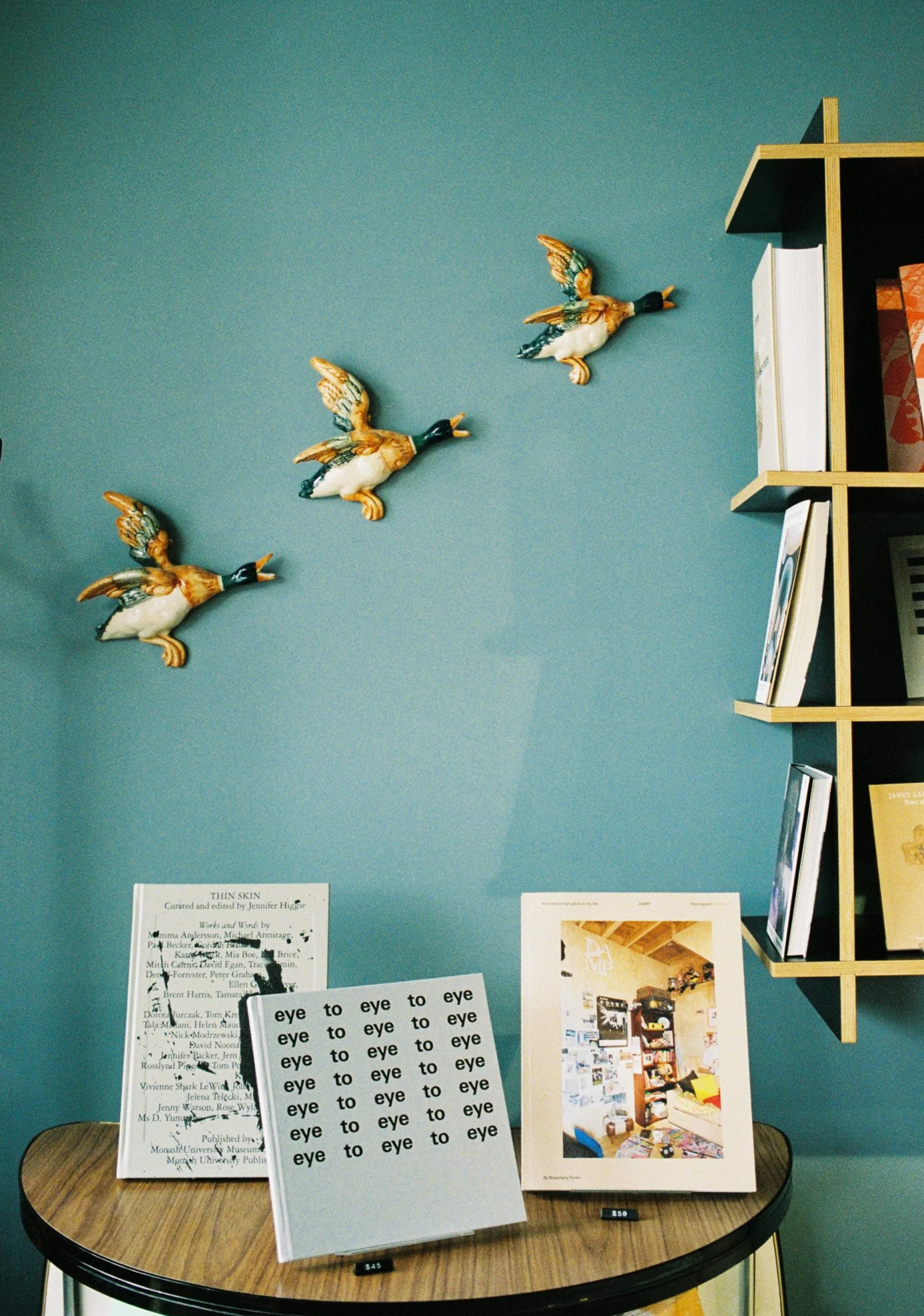 Curated artist studio interior featuring artwork, collected objects and creative details photographed during a Melbourne Maker Series session.