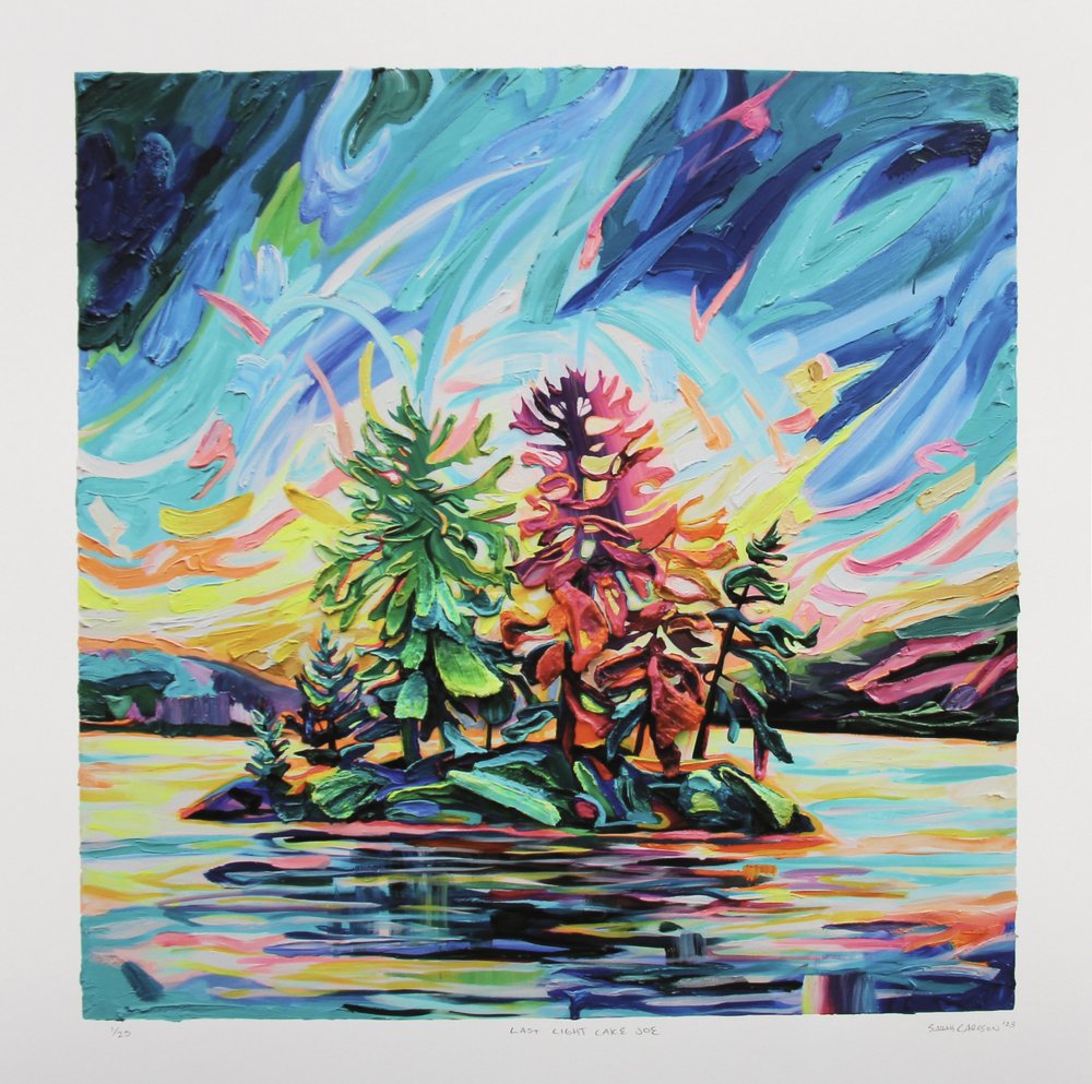 Last Light Lake Joe Art Print — Sarah Carlson