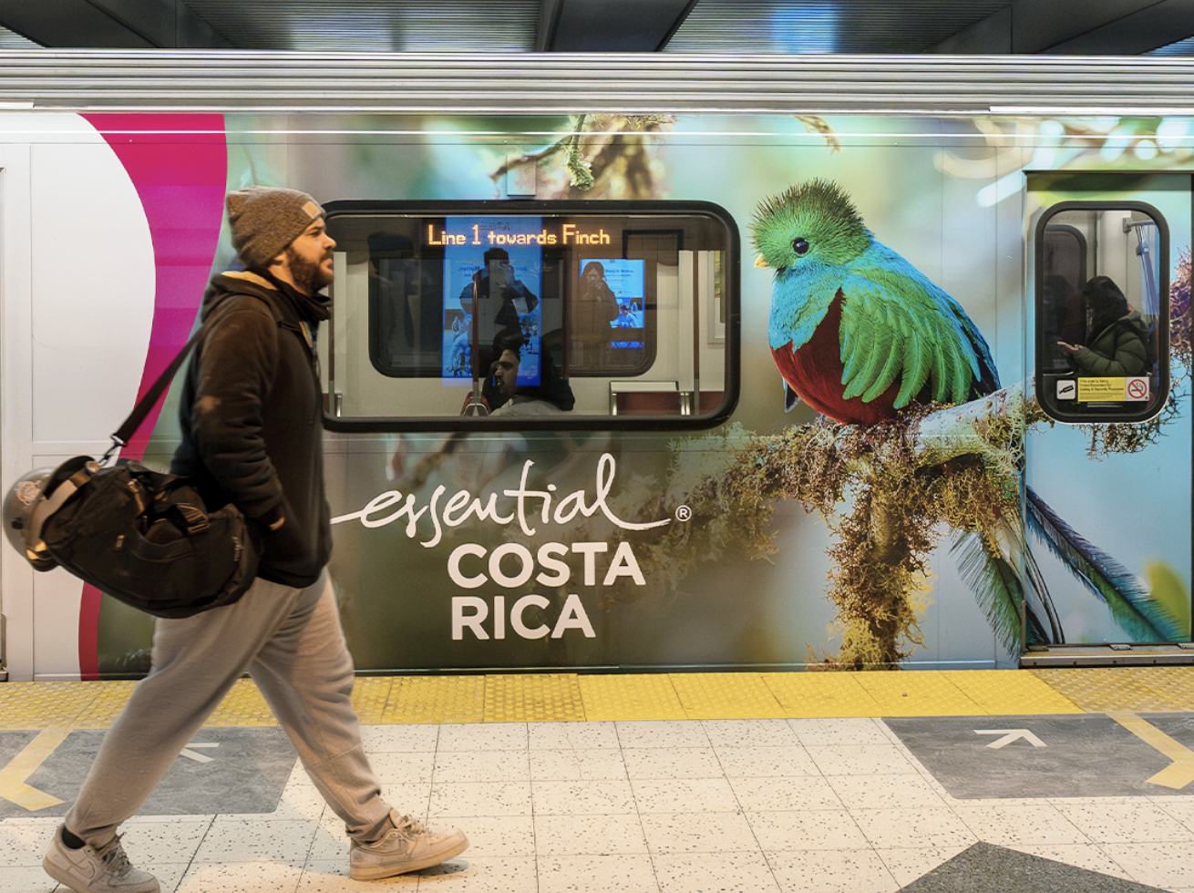 Pura Vida Energia Train Takeover