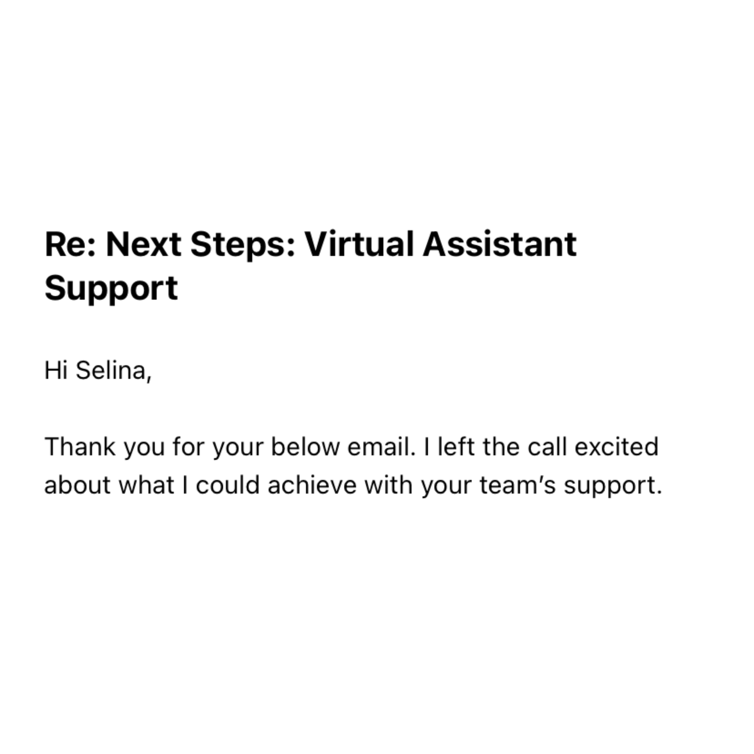 SelinaJohnson_VA_Virtual_Assistant_Client_Testimonials_Success_Stories_Screenshots